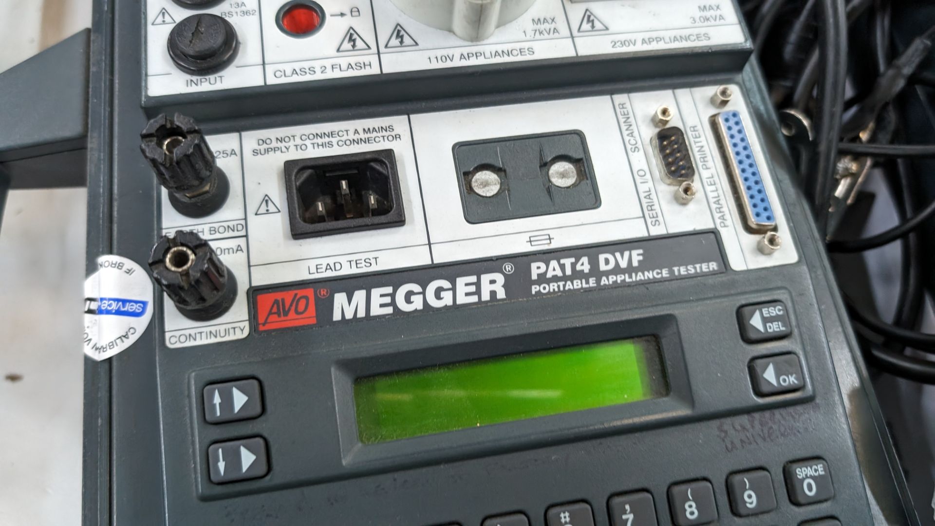 Megger PAT4 DVF portable appliance tester - Image 4 of 11