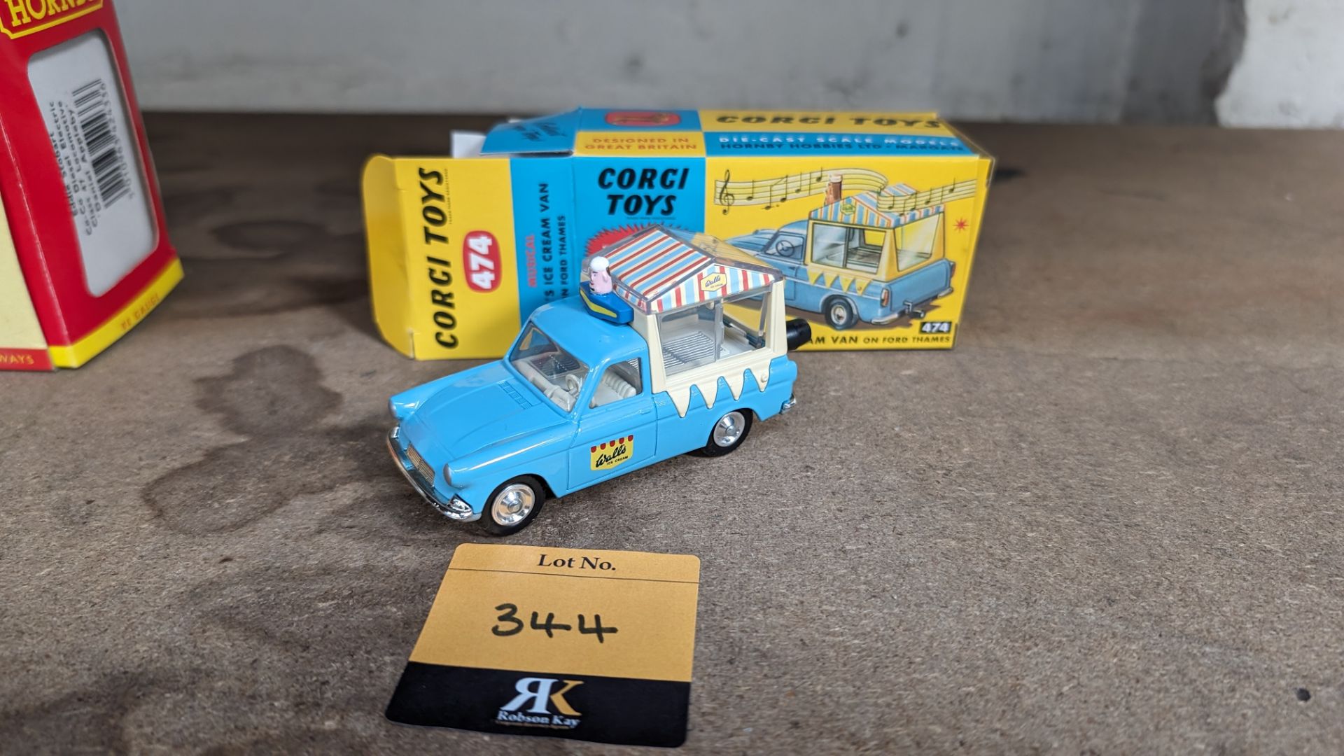 Corgi Toys musical Wall's ice cream van on Ford Thames 474 with musical chimes - Image 11 of 11