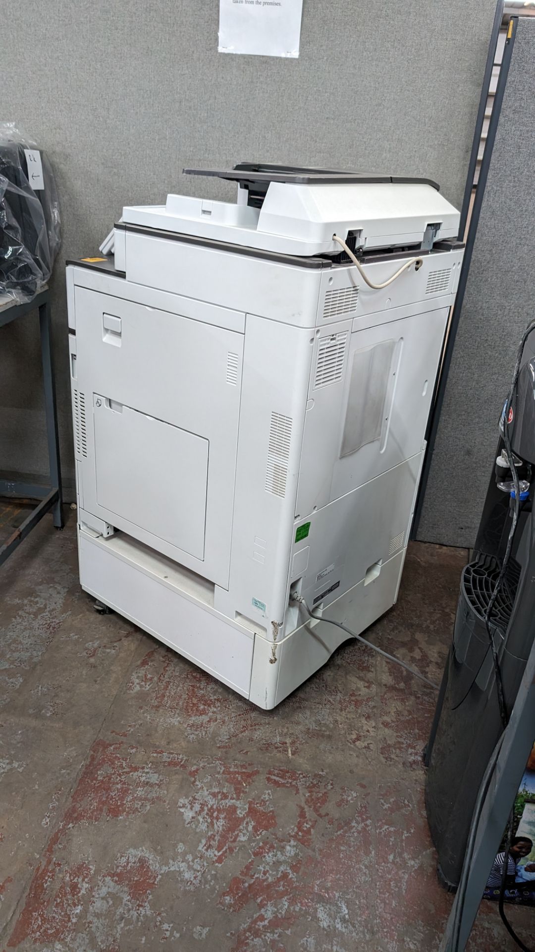 Ricoh MP C3003 floor standing copier with touchscreen controls, ADF, twin paper cassettes & more - Image 17 of 18