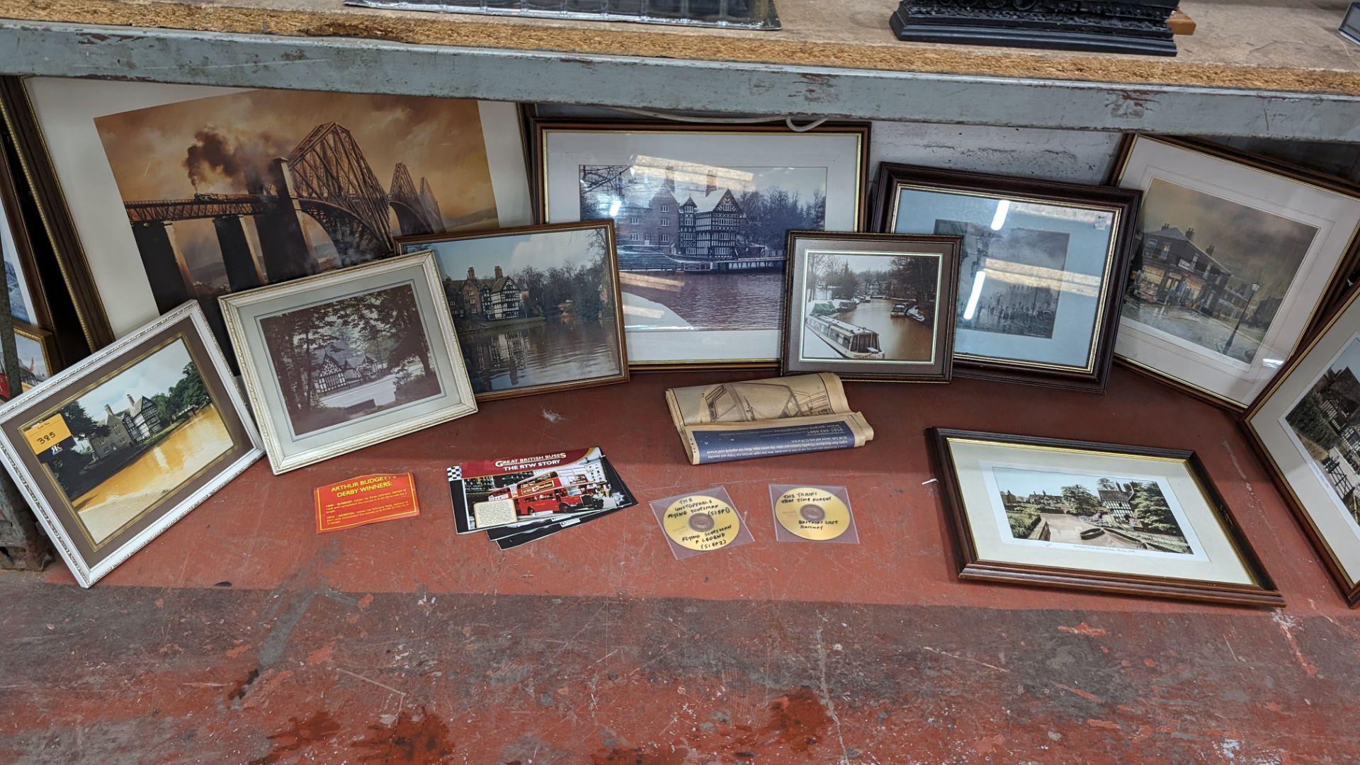 The contents of a bay of scenic photographs & other items - 10 framed items plus quantity of assorte - Image 3 of 12