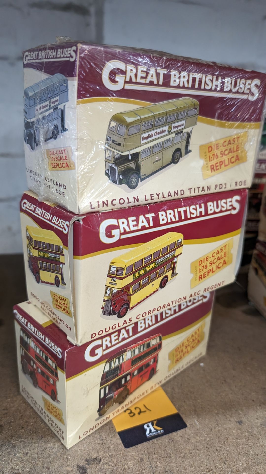 6 assorted Great British Buses die-cast replica buses, 1:76 scale - Image 11 of 11