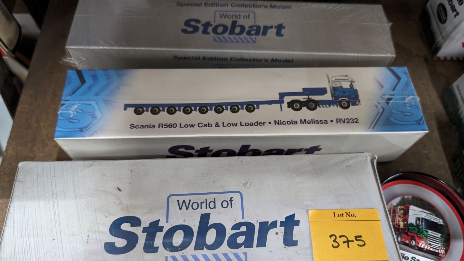 Mixed Eddie Stobart lot comprising 12 assorted model vehicles plus tin of coasters - Image 6 of 15