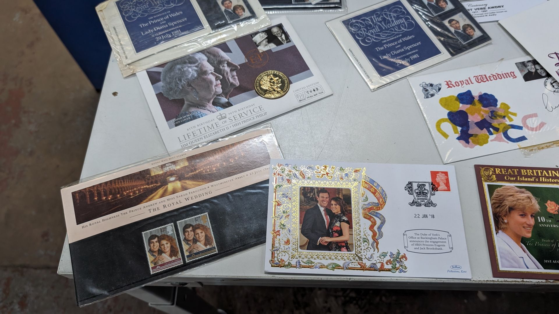 Stack of assorted royal & other commemorative stamps & more - Image 3 of 16