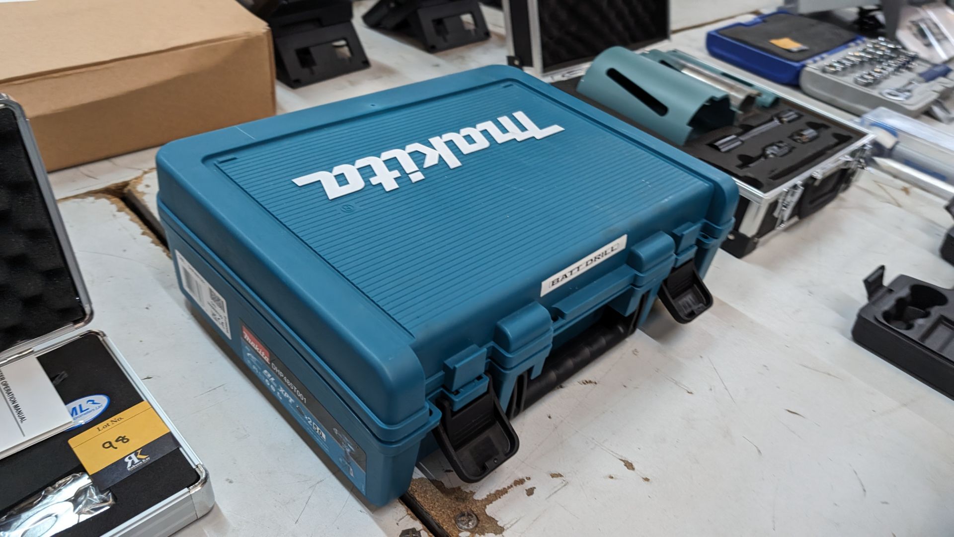 Makita cordless driver model DHP485 including 18V battery, charger & dedicated case - Image 11 of 12