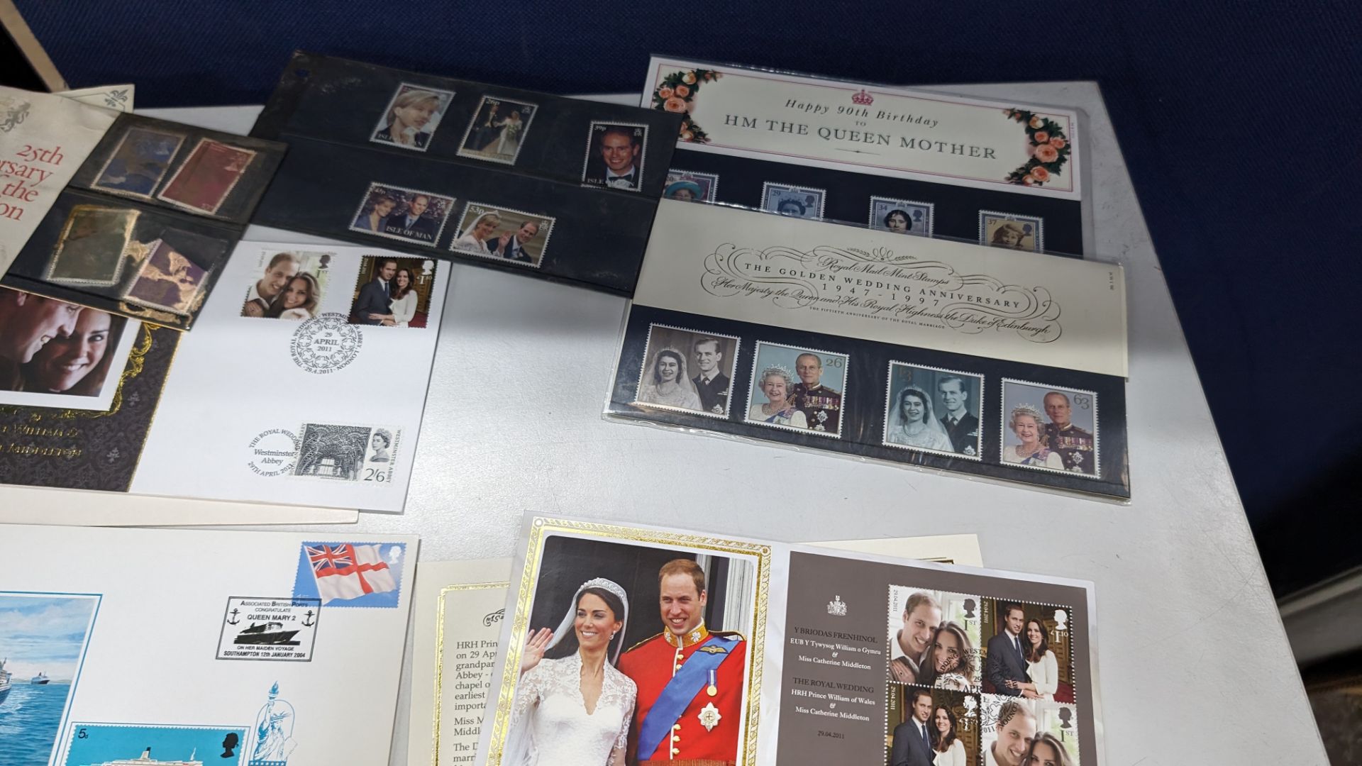 Stack of assorted royal & other commemorative stamps & more - Image 12 of 16