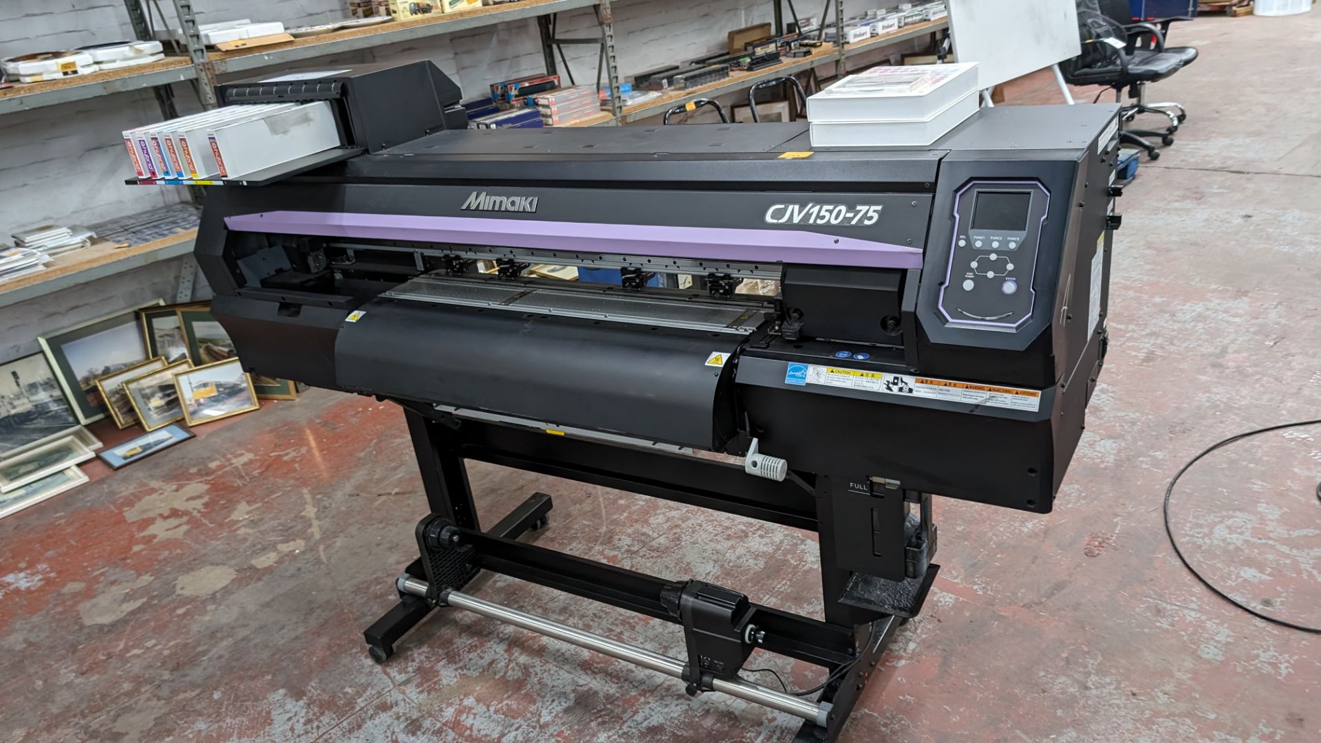 Mimaki CJV150-75 wide format printer including quantity of software as pictured, 800mm max print wid - Image 3 of 21