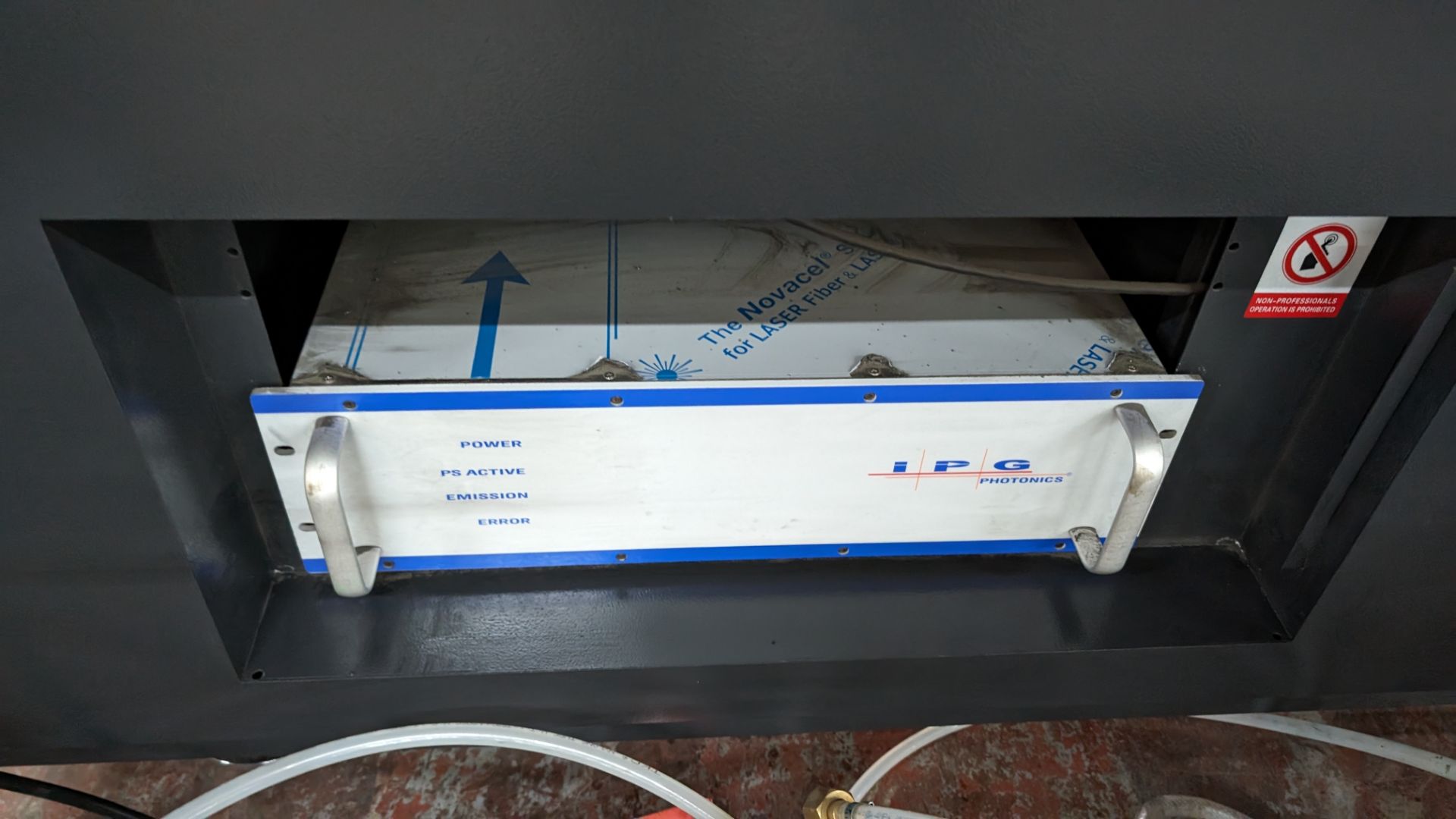 2021 HPC LS1390 1000W IPG fibre laser cutting machine. Includes external chiller. Includes extractio - Bild 28 aus 41