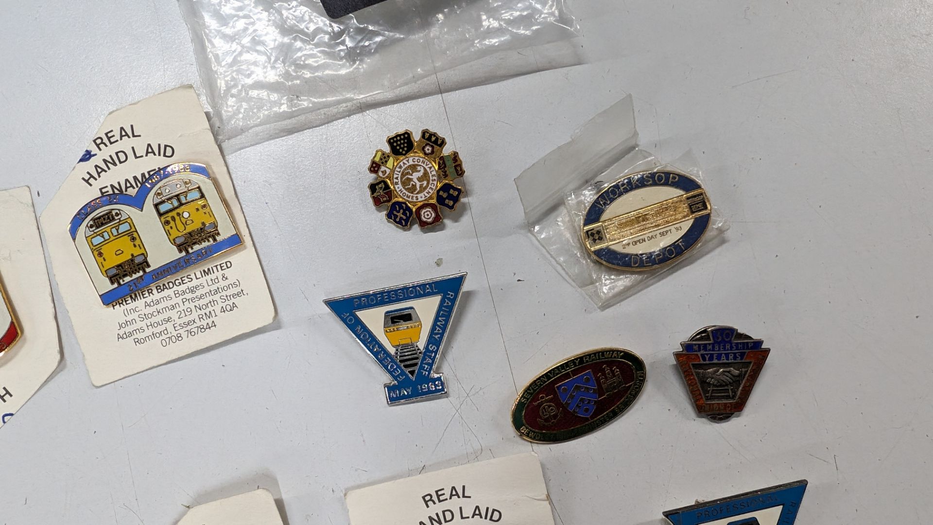 Quantity of railway related badges - Image 5 of 7