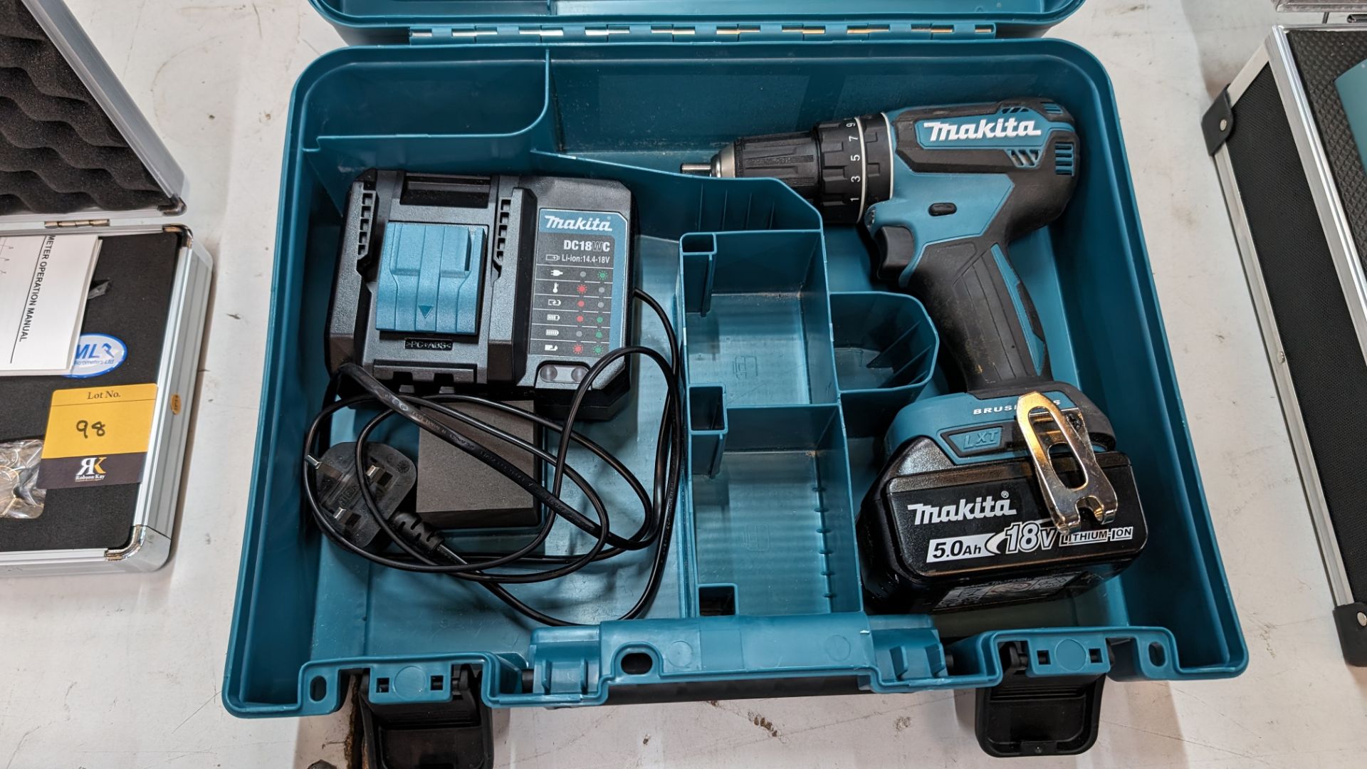 Makita cordless driver model DHP485 including 18V battery, charger & dedicated case - Image 3 of 12