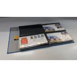 Stamp/first day cover album comprising approximately 73 assorted royal first day cover sets & simila