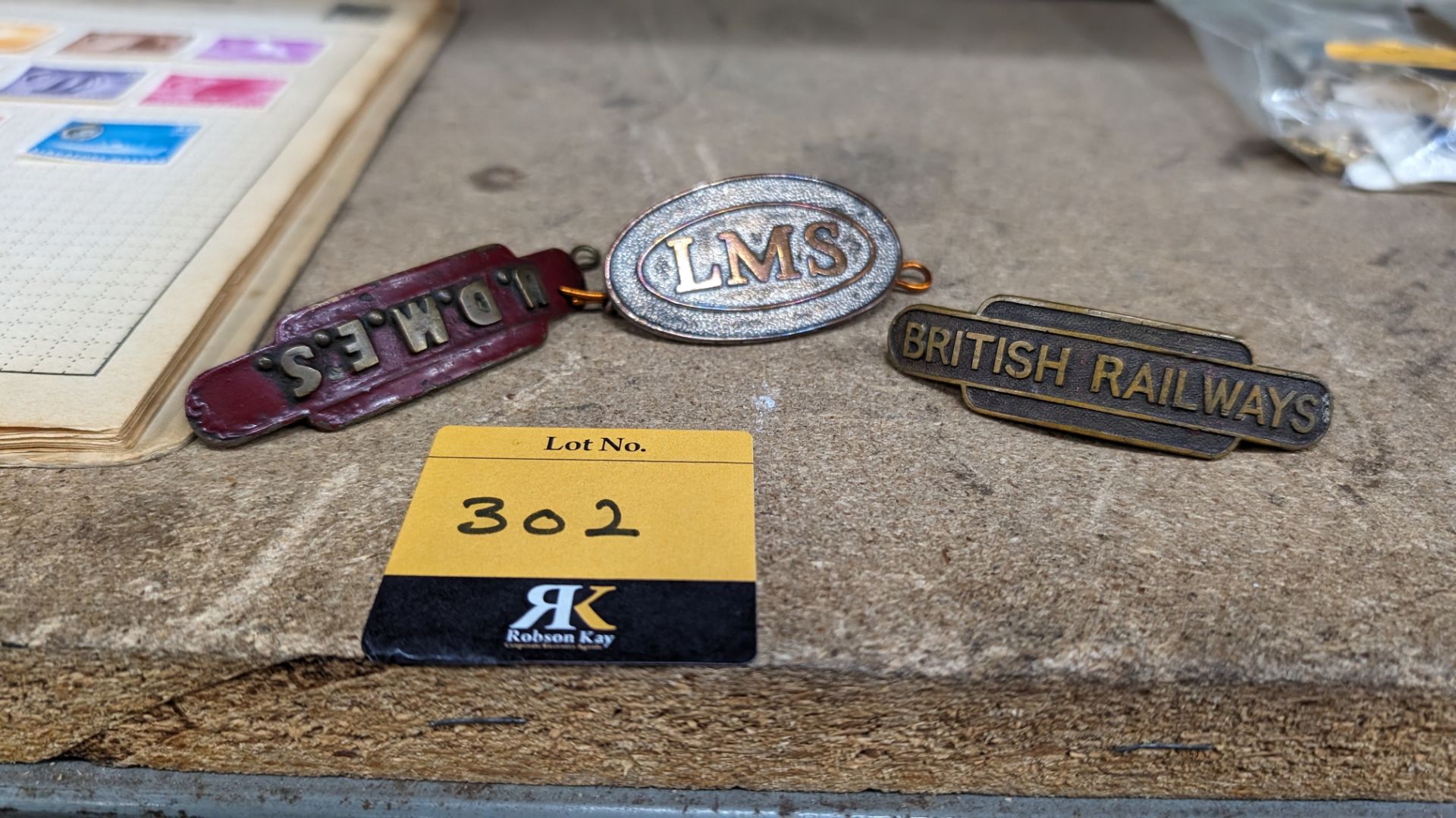 3 off railway related metal badges (JR Gaunt stamped) - Image 2 of 7