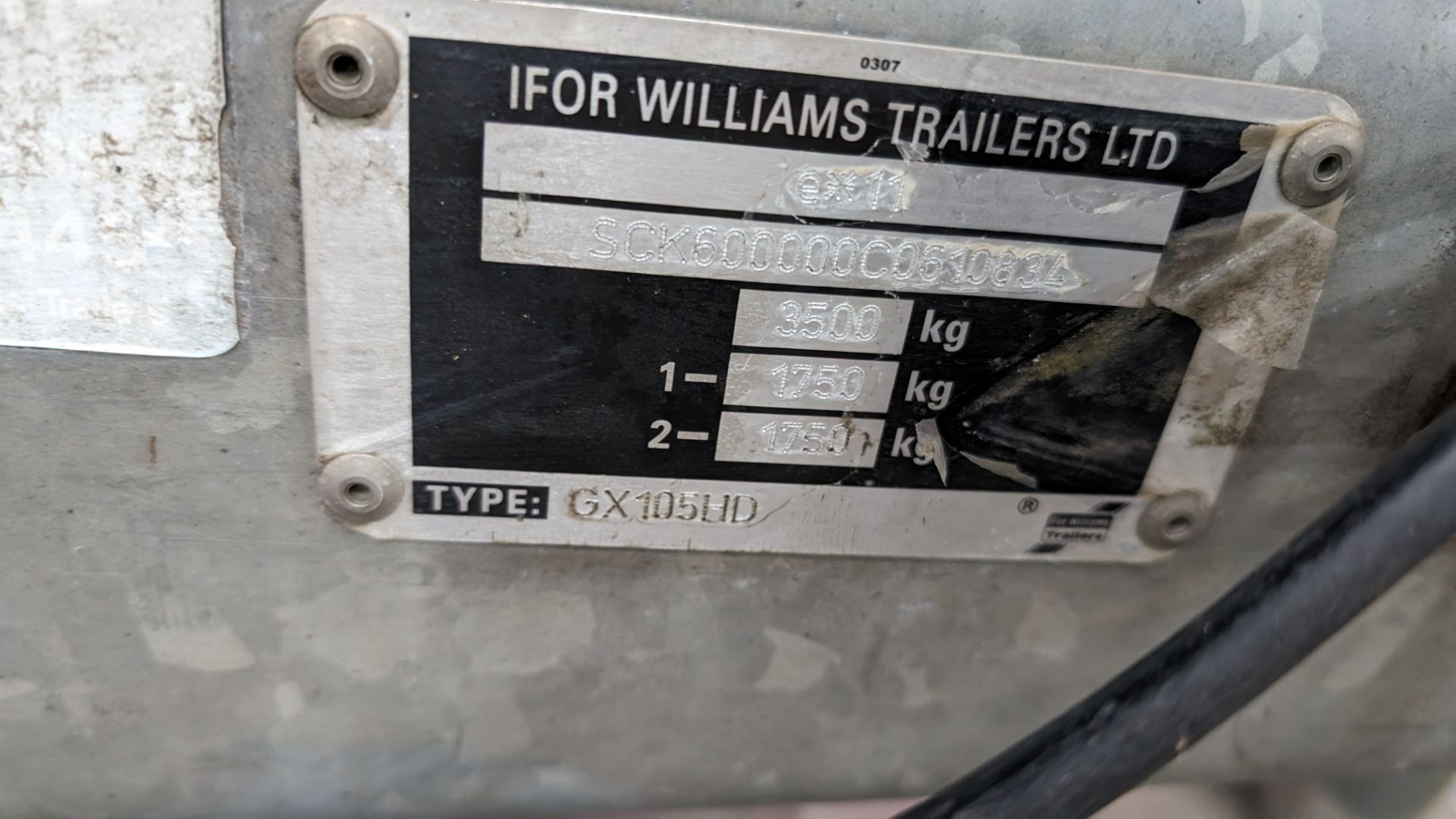 Ifor Williams twin axle plant trailer. Please note VAT no longer will apply to this lot - Image 16 of 18