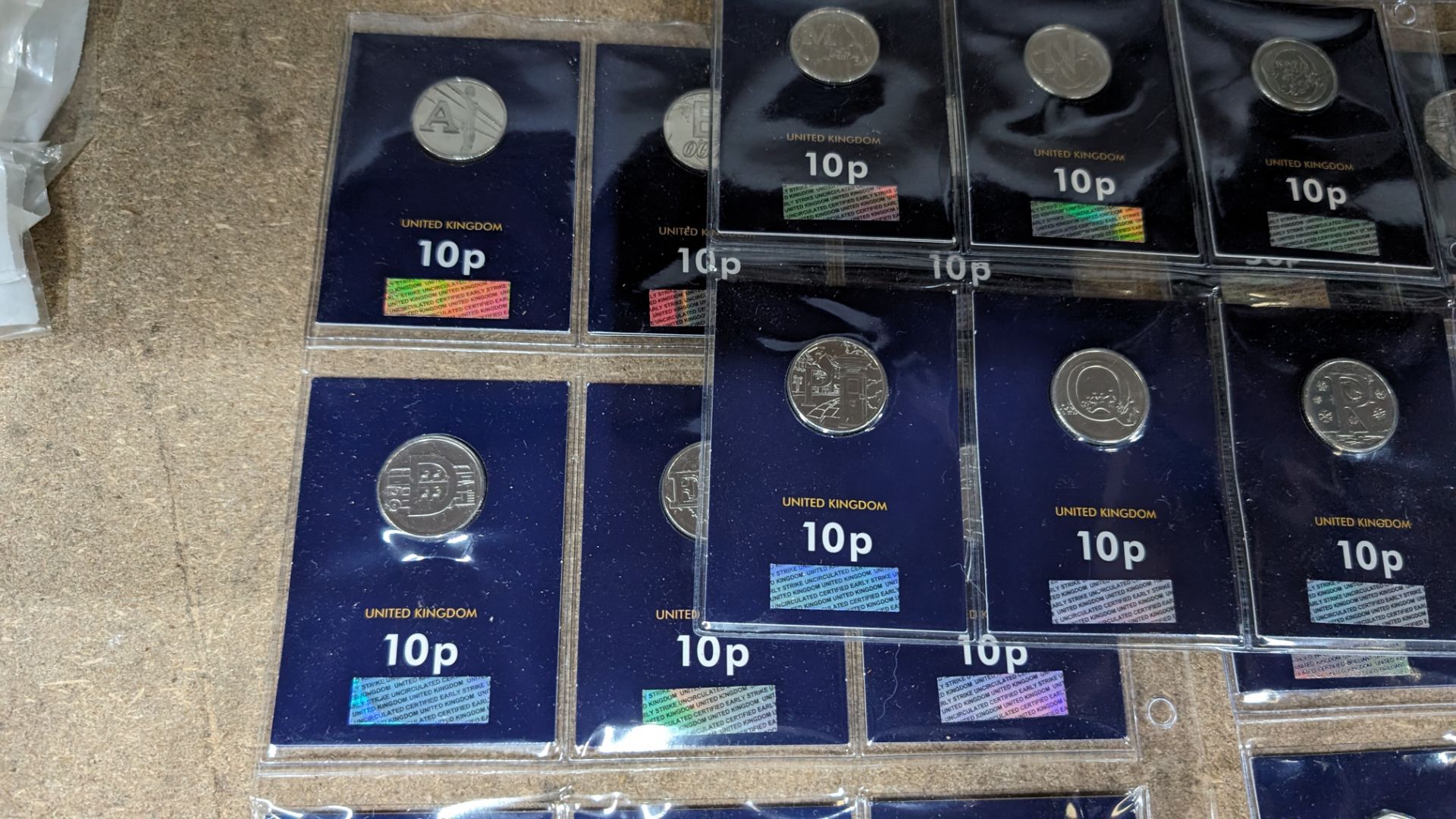 Quantity of 2019 Change Checker commemorative coins in 5 sheets, comprising 44 coins in total - Image 6 of 14