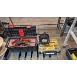 Quantity of tools & fixings comprising Stanley Fatmax case & contents, rectangular tool box & conten