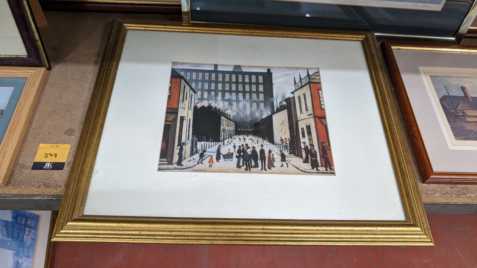 The contents of a bay of framed prints & pictures including reproduction Lowry, vintage photographs, - Image 5 of 14