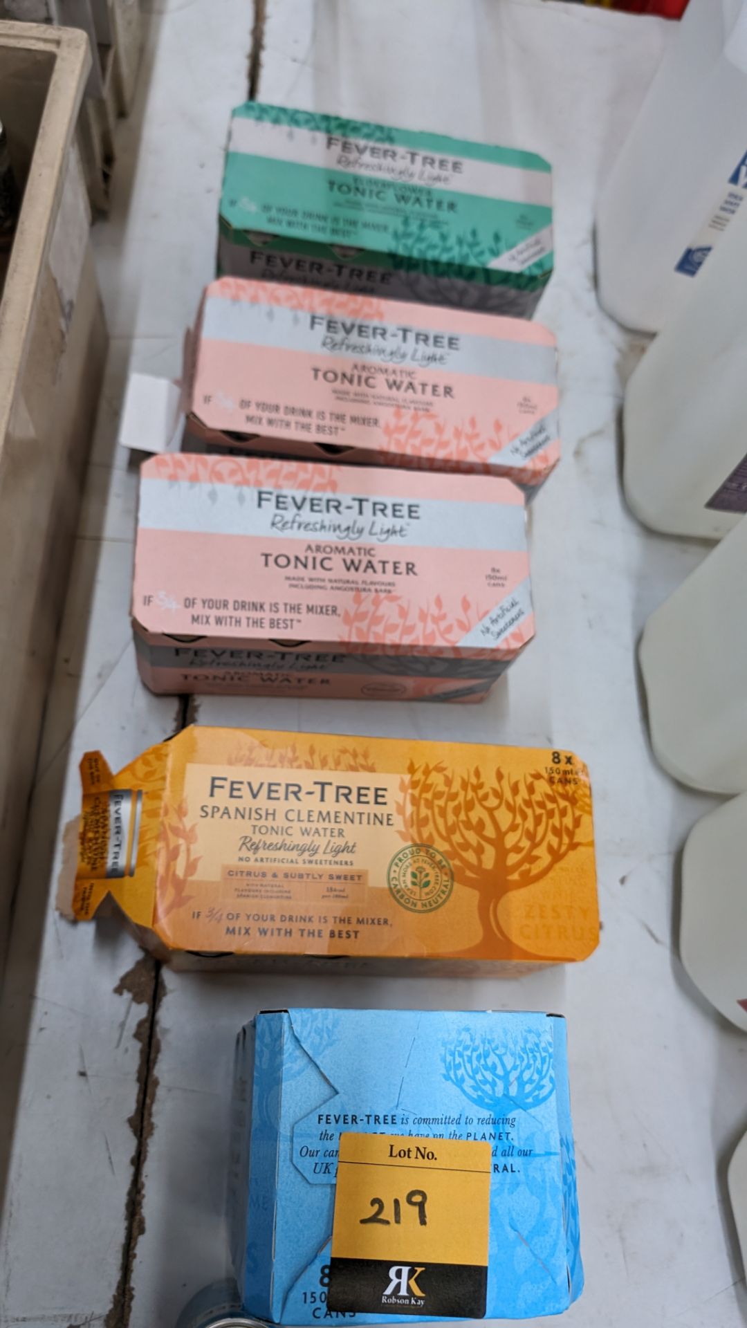 Large quantity of Fever-Tree tonic water. This lot comprises 4 large boxes, 5 small boxes, plus the - Image 4 of 12