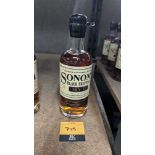 1 off 375ml bottle of Sonoma Black Truffle Rye Whiskey. 50% alc/vol (100 proof). Straight rye whis