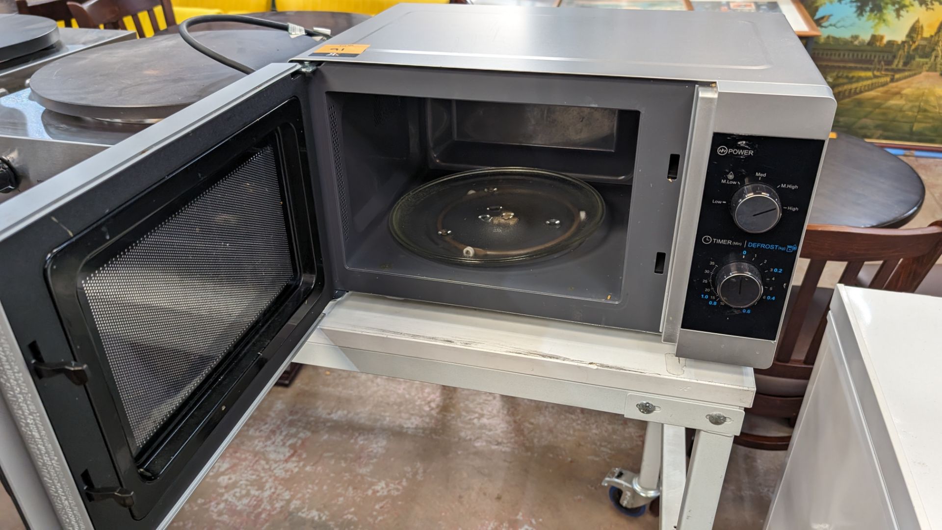 Sharp 900w silver microwave oven - Bild 3 aus 5