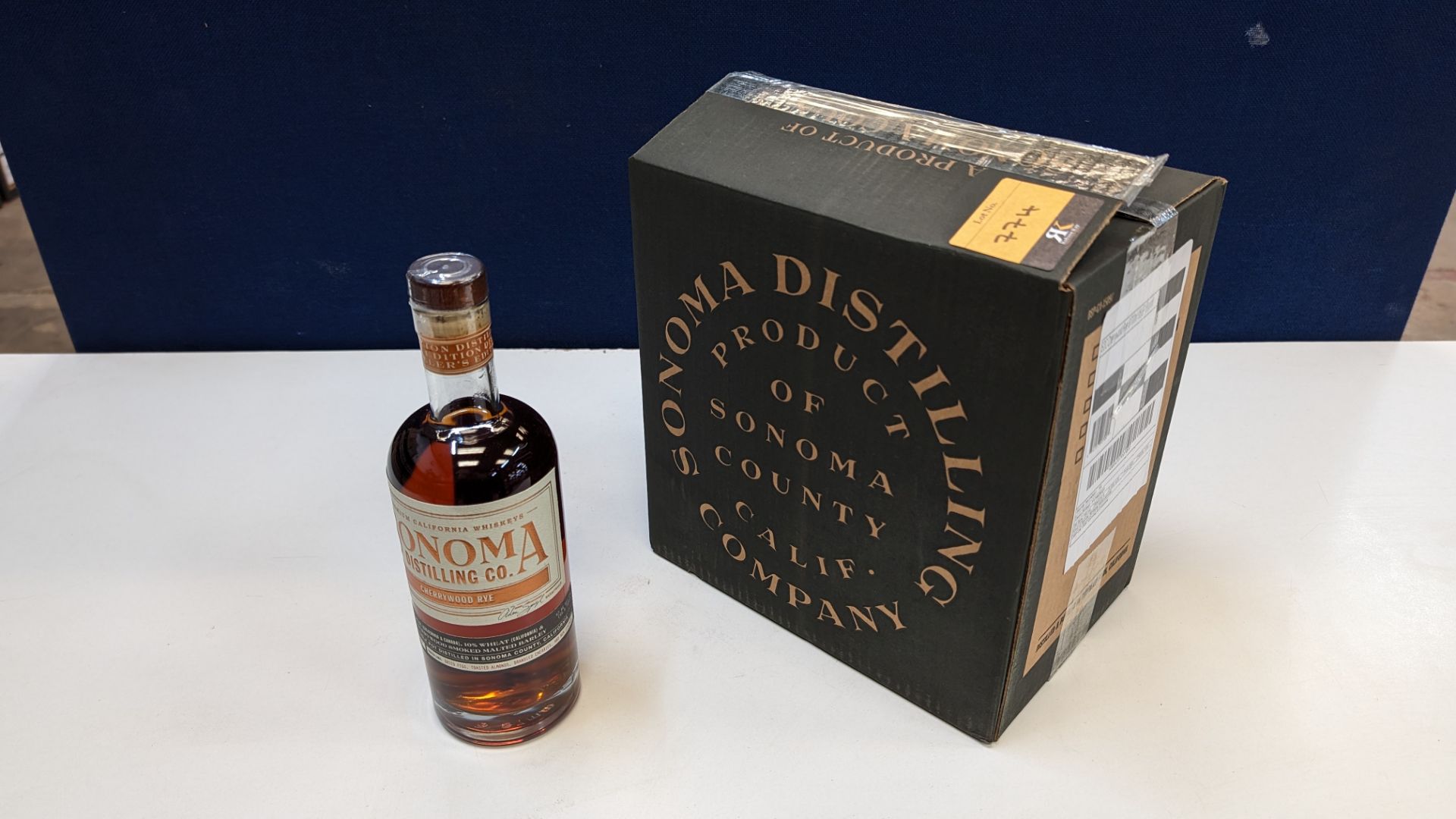 6 off 700ml bottles of Sonoma Cherrywood Rye Whiskey. In Sonoma branded box which includes bottling