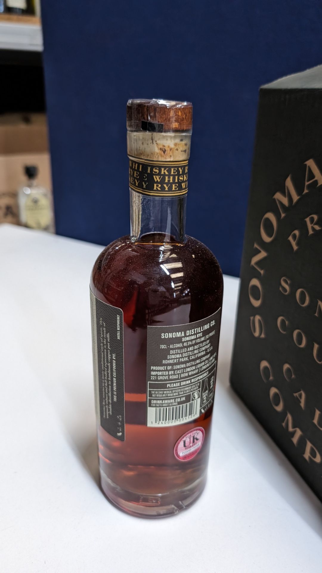 6 off 700ml bottles of Sonoma Rye Whiskey. In Sonoma branded box which includes bottling details on - Image 5 of 7