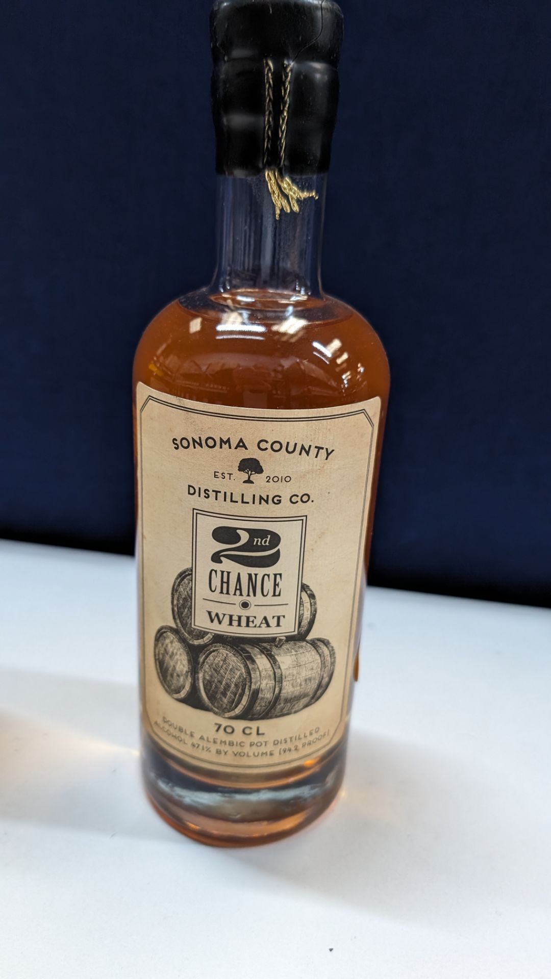 2 off 700ml bottles of Sonoma County 2nd Chance Wheat Double Alembic Pot Distilled Whiskey. 47.1% a - Image 3 of 7