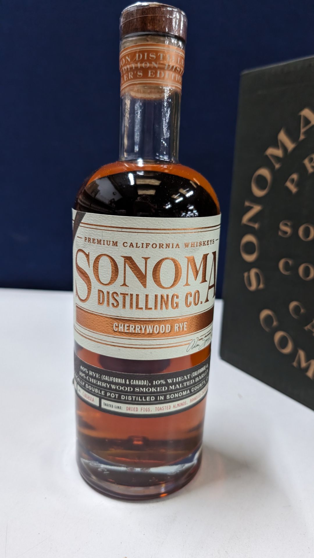 6 off 700ml bottles of Sonoma Cherrywood Rye Whiskey. In Sonoma branded box which includes bottling - Image 4 of 7