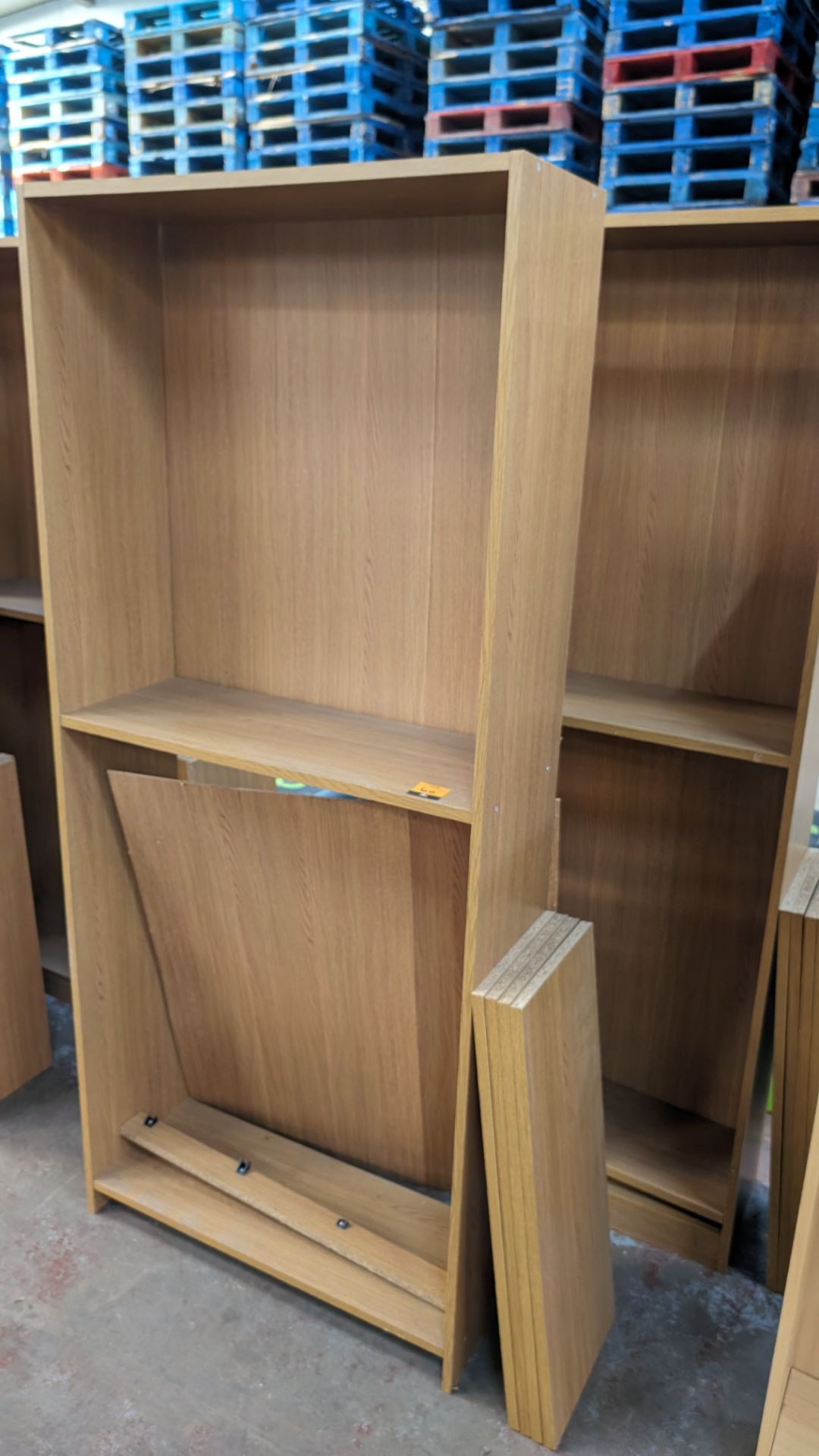 2 off bookcases, each measuring 1800mm x 780mm x 290mm
