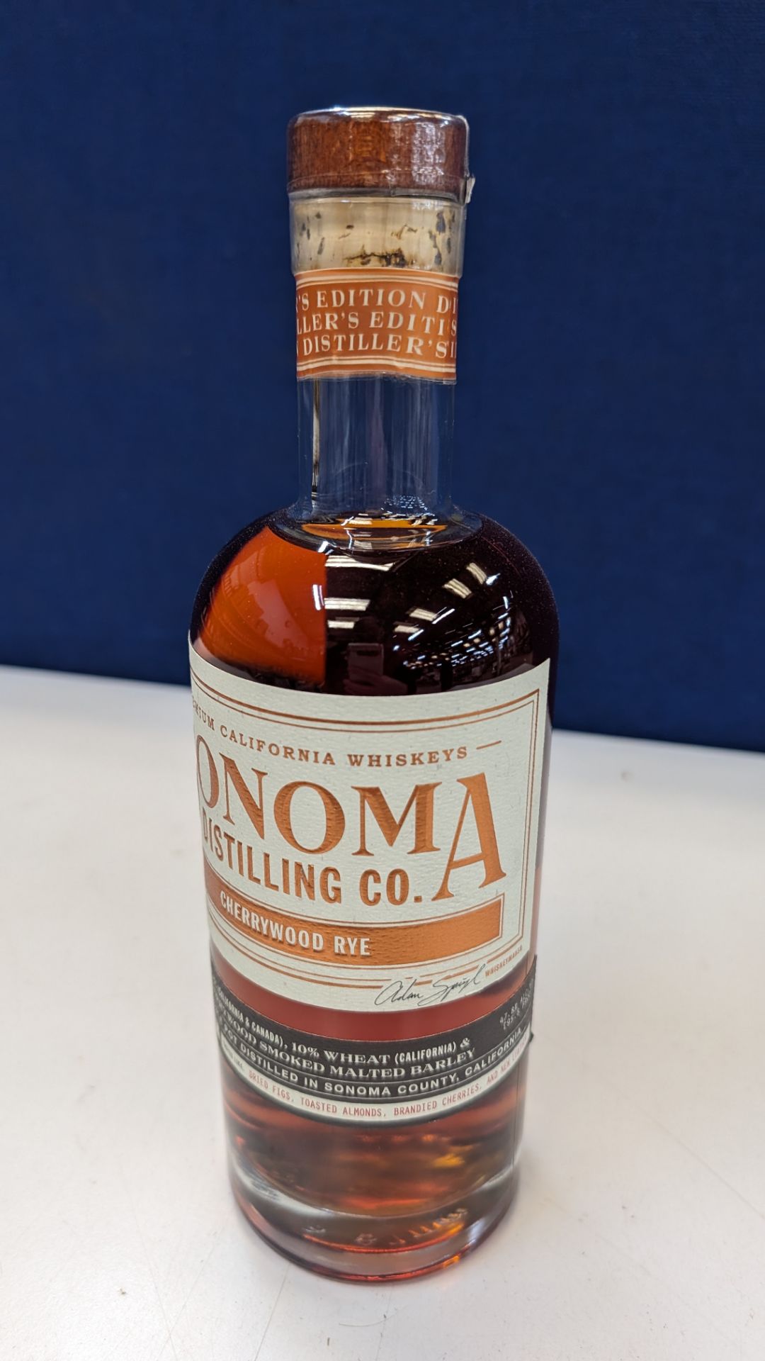 1 off 700ml bottle of Sonoma Cherrywood Rye Whiskey. 47.8% alc/vol (95.6 proof). Distilled and bot - Image 3 of 5