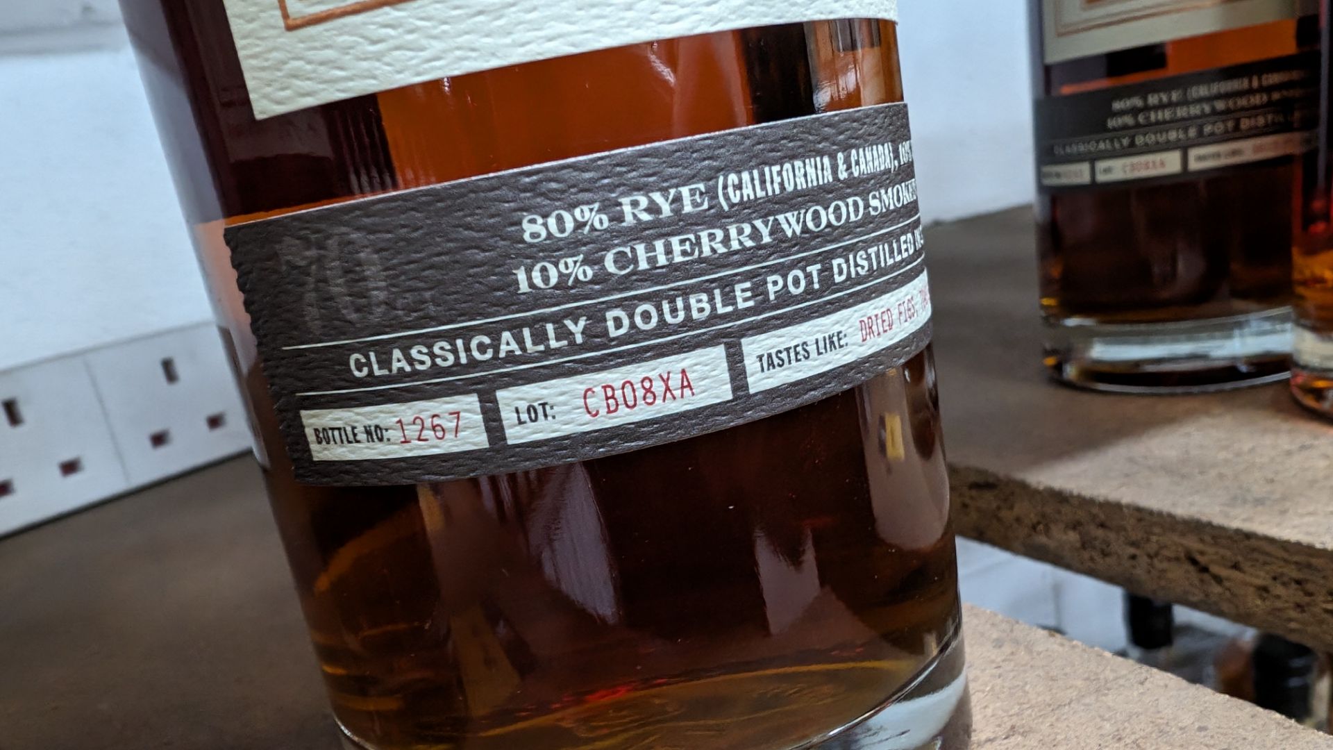 1 off 700ml bottle of Sonoma Cherrywood Rye Whiskey. 47.8% alc/vol (95.6 proof). Distilled and bot - Image 5 of 5