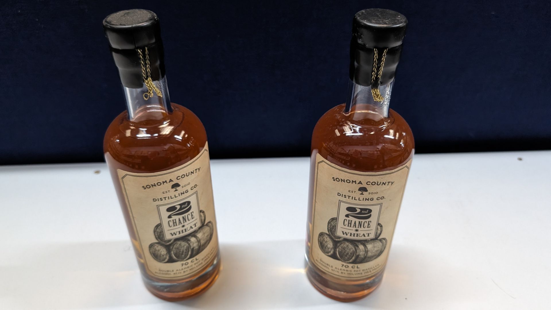 2 off 700ml bottles of Sonoma County 2nd Chance Wheat Double Alembic Pot Distilled Whiskey. 47.1% a - Image 7 of 7