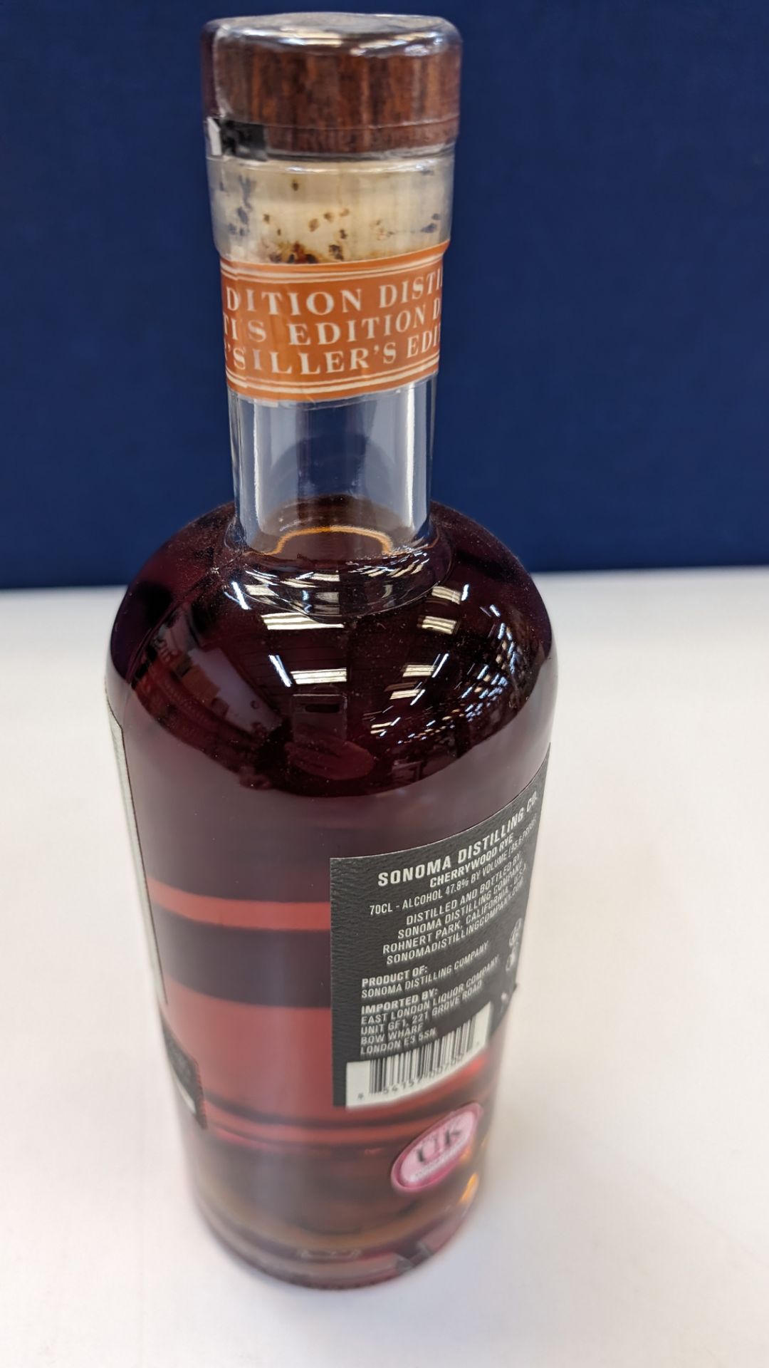 1 off 700ml bottle of Sonoma Cherrywood Rye Whiskey. 47.8% alc/vol (95.6 proof). Distilled and bot - Image 4 of 5