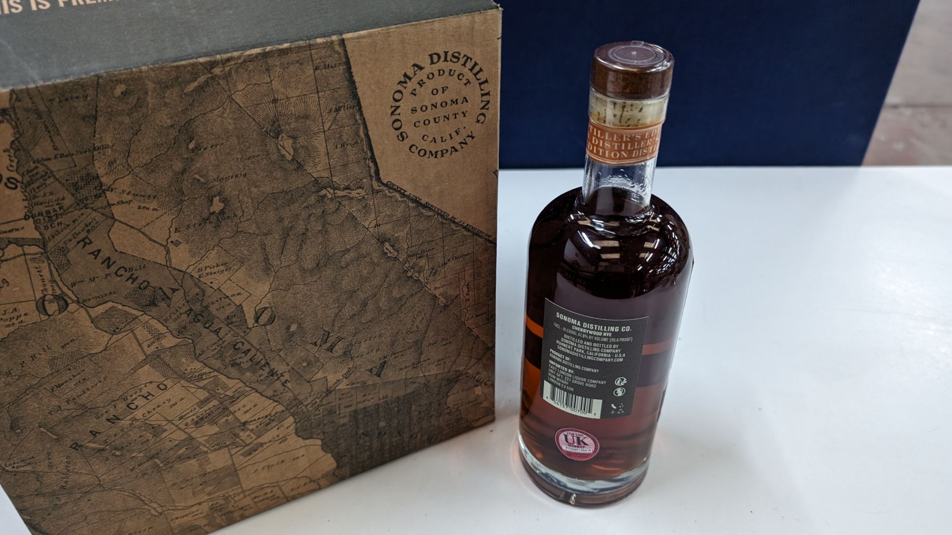 6 off 700ml bottles of Sonoma Cherrywood Rye Whiskey. In Sonoma branded box which includes bottling - Image 7 of 8