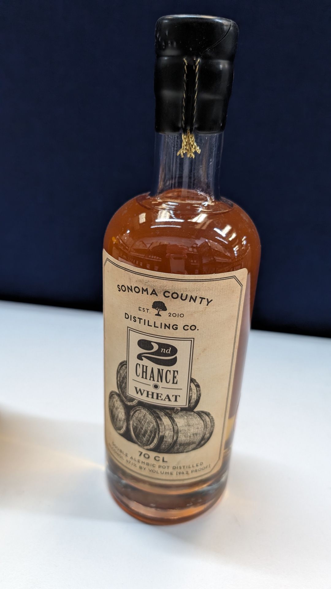 2 off 700ml bottles of Sonoma County 2nd Chance Wheat Double Alembic Pot Distilled Whiskey. 47.1% a - Image 3 of 7