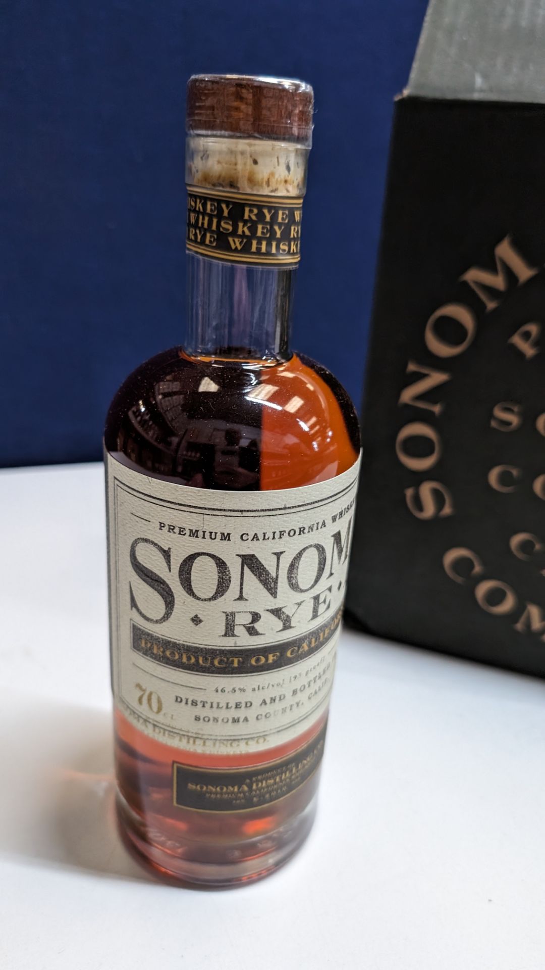 6 off 700ml bottles of Sonoma Rye Whiskey. In Sonoma branded box which includes bottling details on - Image 3 of 7