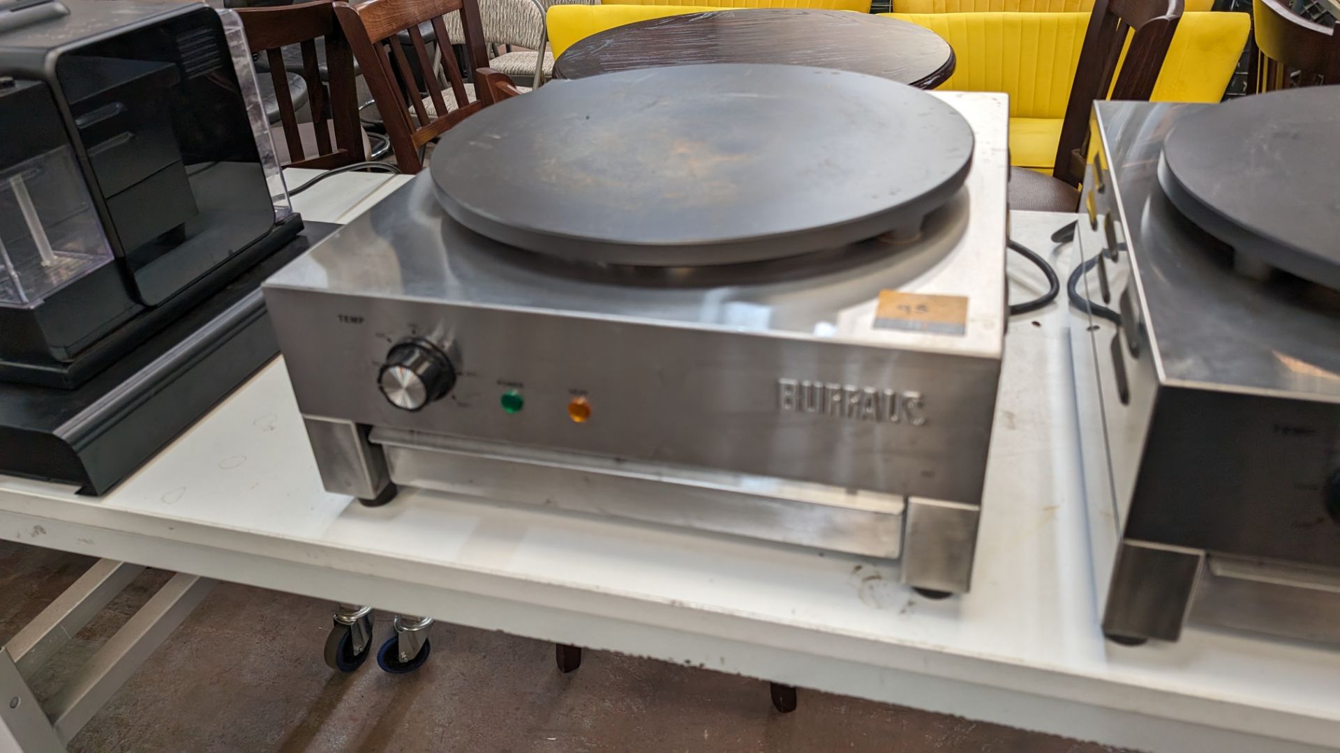 Buffalo stainless steel commercial crepe maker, model CT931