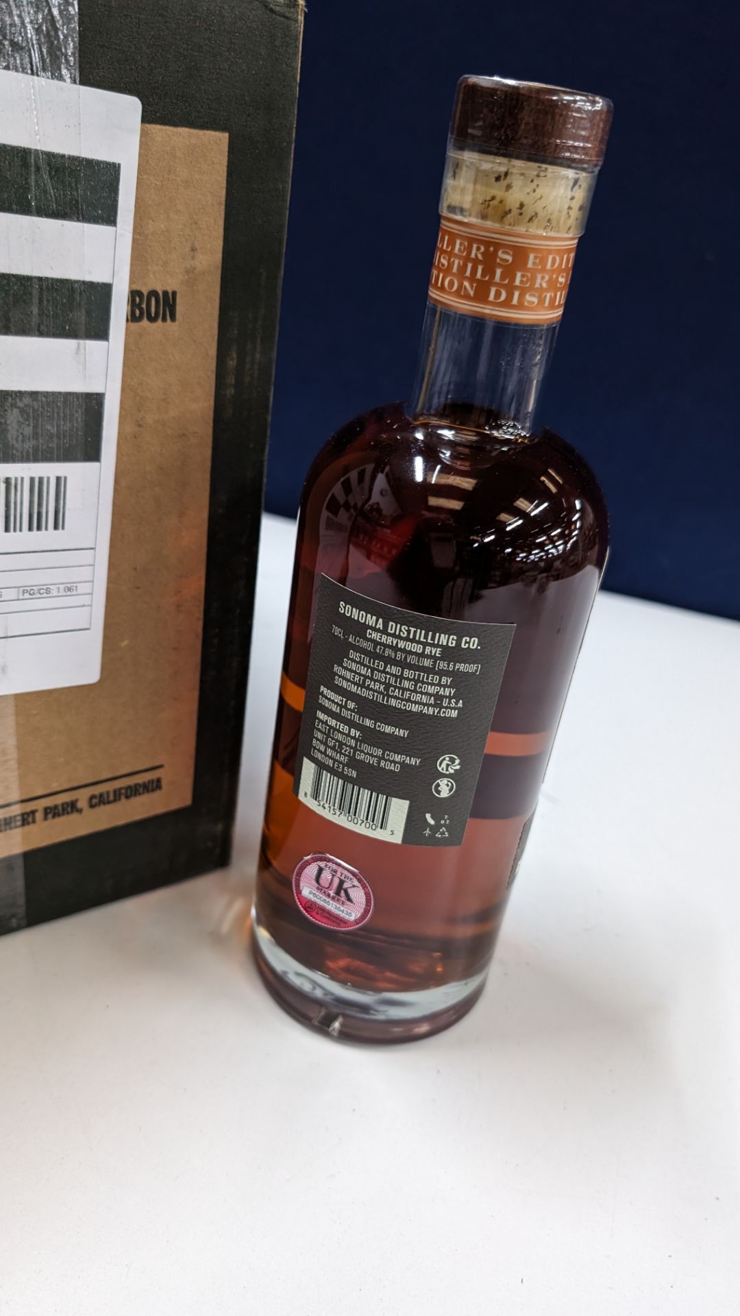 6 off 700ml bottles of Sonoma Cherrywood Rye Whiskey. In Sonoma branded box which includes bottling - Image 7 of 8