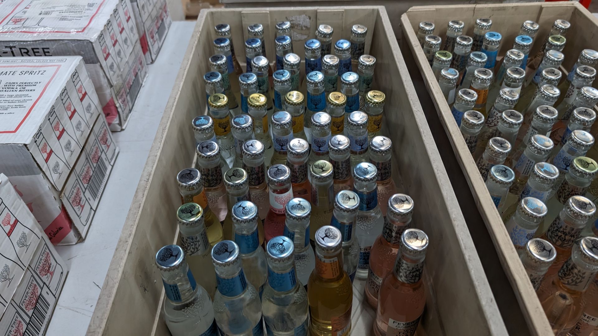 Large quantity of Fever-Tree tonic water. This lot comprises 4 large boxes, 5 small boxes, plus the - Image 6 of 12