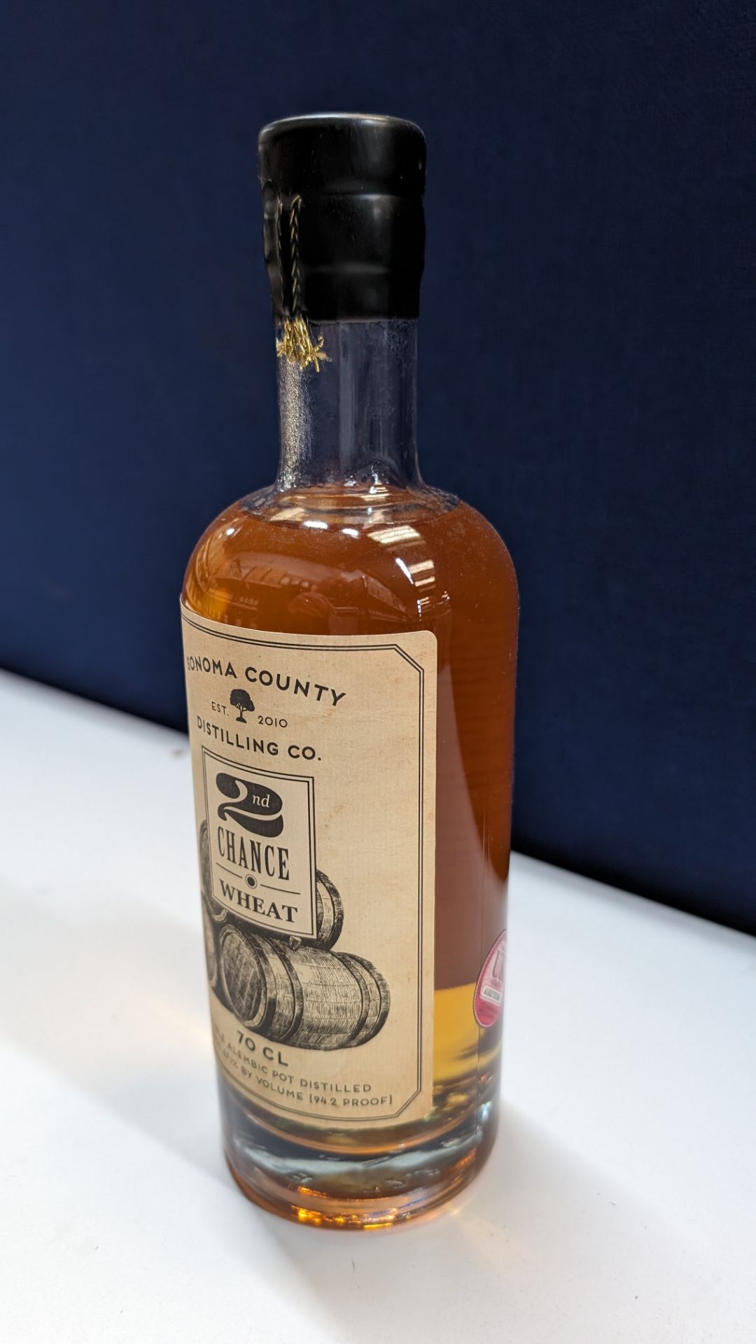 1 off 700ml bottle of Sonoma County 2nd Chance Wheat Double Alembic Pot Distilled Whiskey. 47.1% al - Bild 2 aus 6
