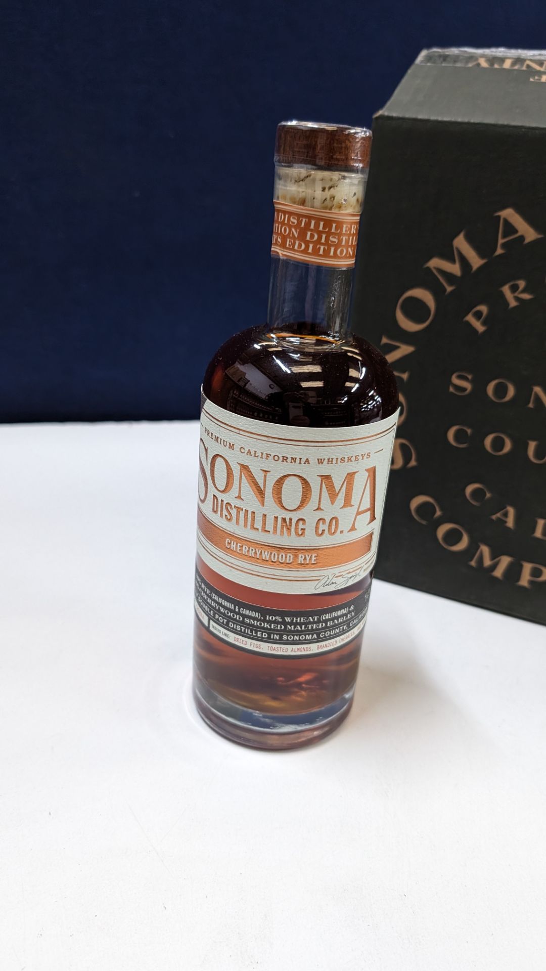 6 off 700ml bottles of Sonoma Cherrywood Rye Whiskey. In Sonoma branded box which includes bottling - Image 3 of 8