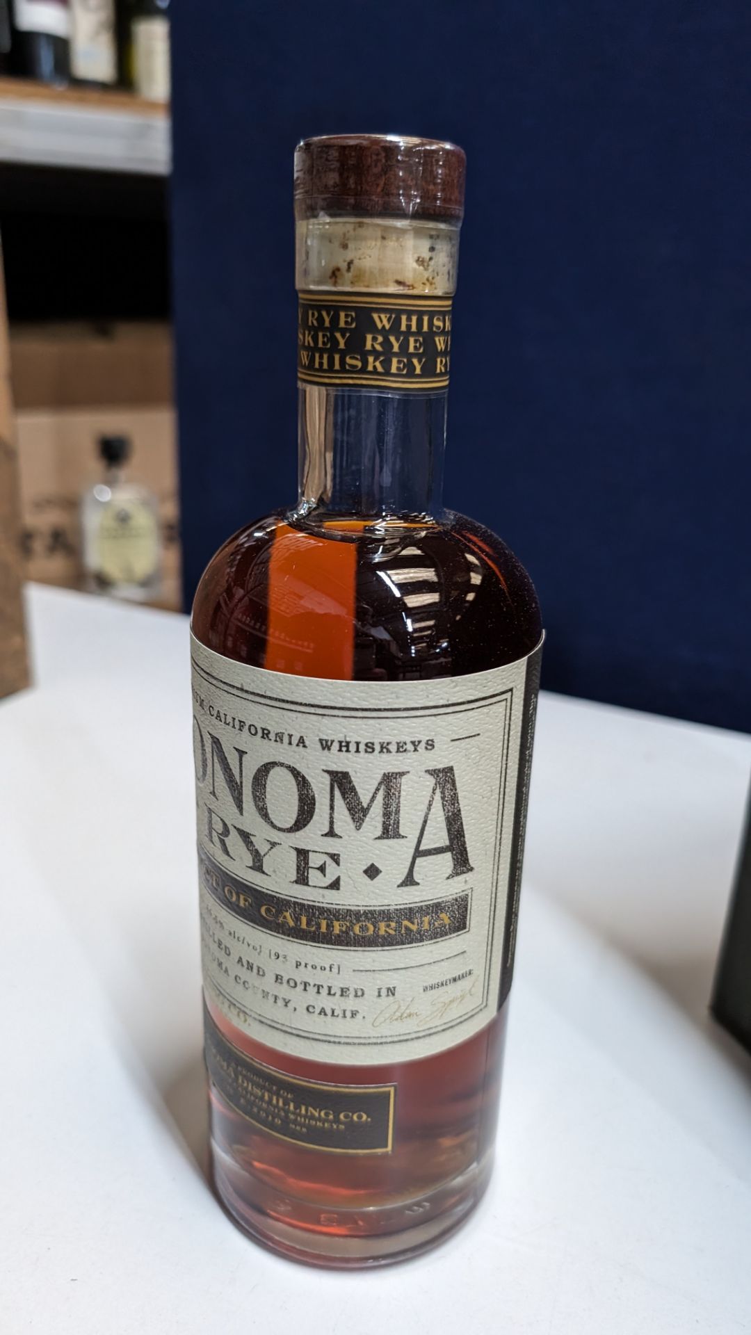 6 off 700ml bottles of Sonoma Rye Whiskey. In Sonoma branded box which includes bottling details on - Image 4 of 6