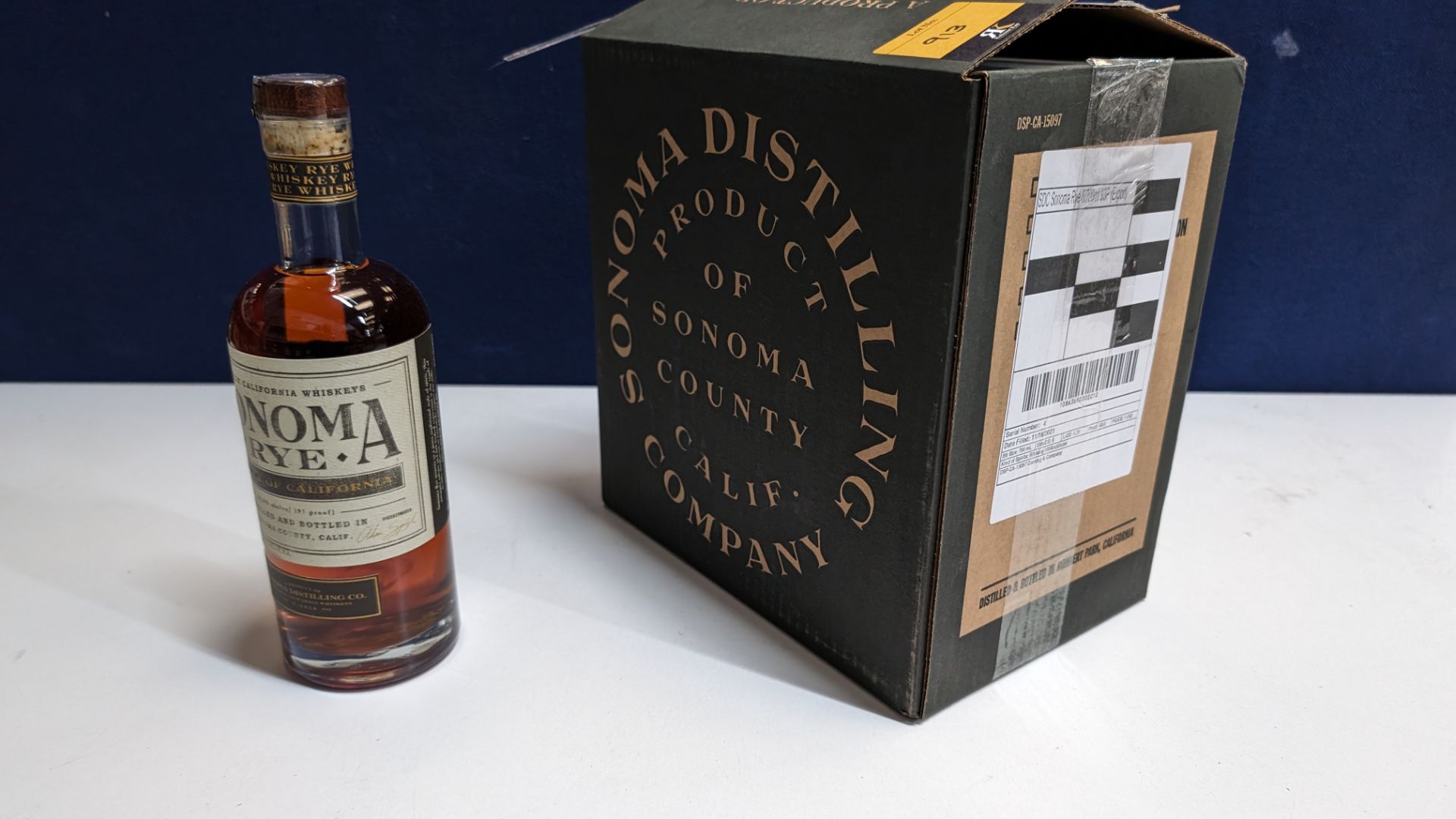 6 off 700ml bottles of Sonoma Rye Whiskey. In Sonoma branded box which includes bottling details on - Image 2 of 7