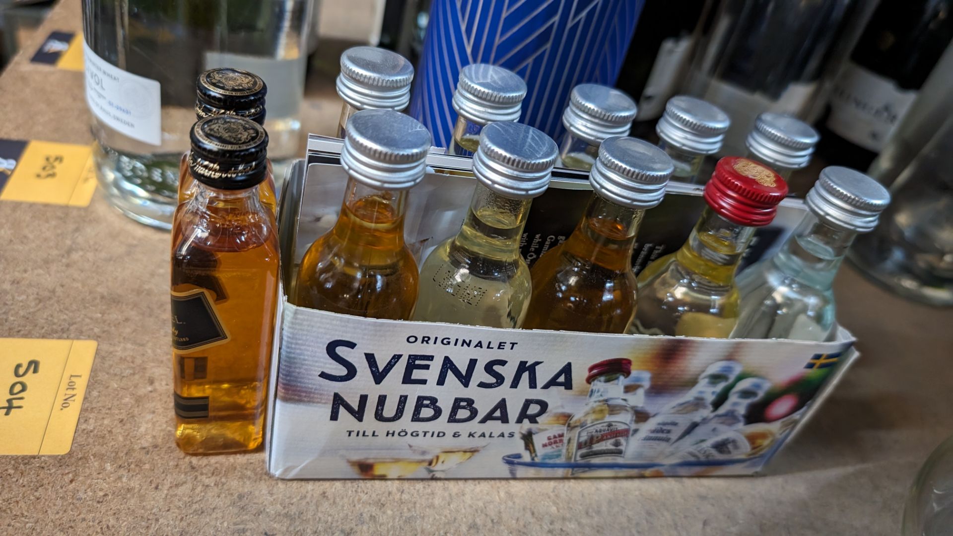 12 off miniatures. This lot comprises 10 bottles in a presentation pack of assorted Swedish Snaps a - Image 2 of 4