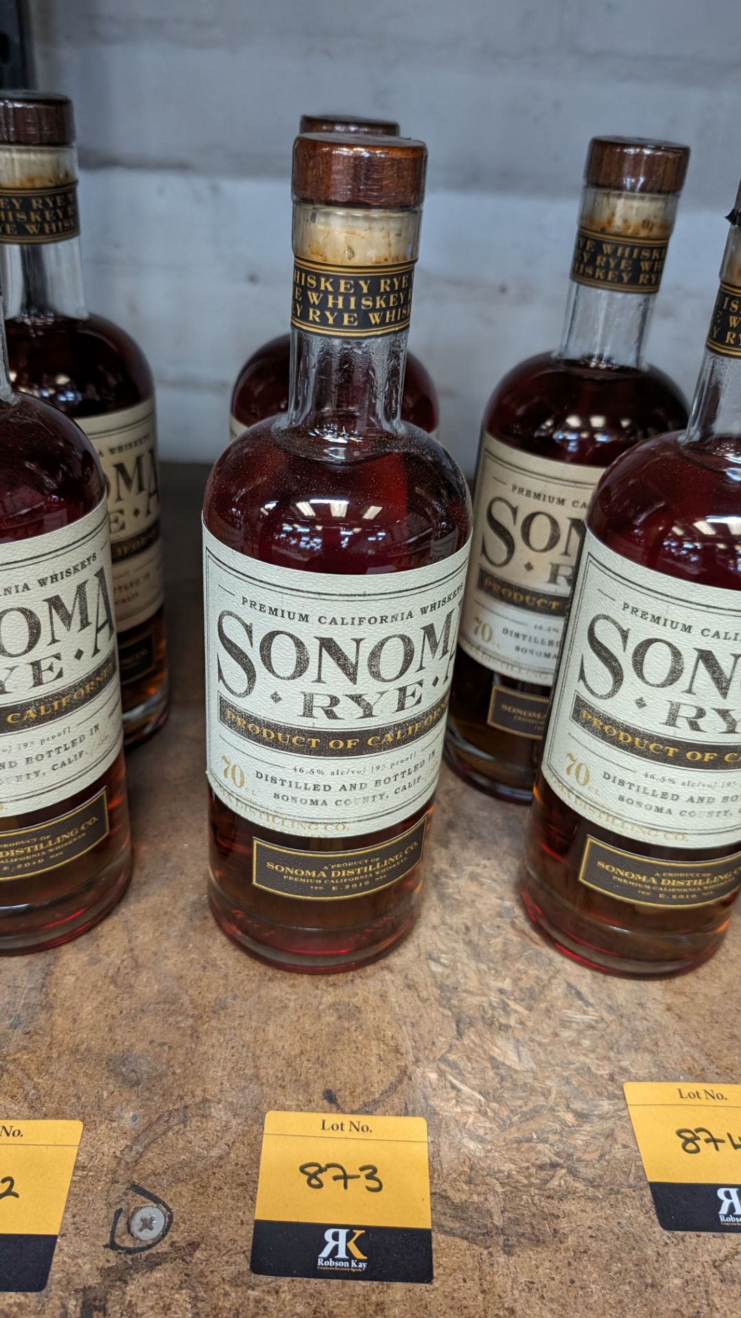 2 off 700ml bottles of Sonoma Rye Whiskey. 46.5% alc/vol (93 proof). Distilled and bottled in Sono - Image 7 of 7