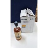 6 off 700ml bottles of Sonoma County 2nd Chance Wheat Double Alembic Pot Distilled Whiskey. In white