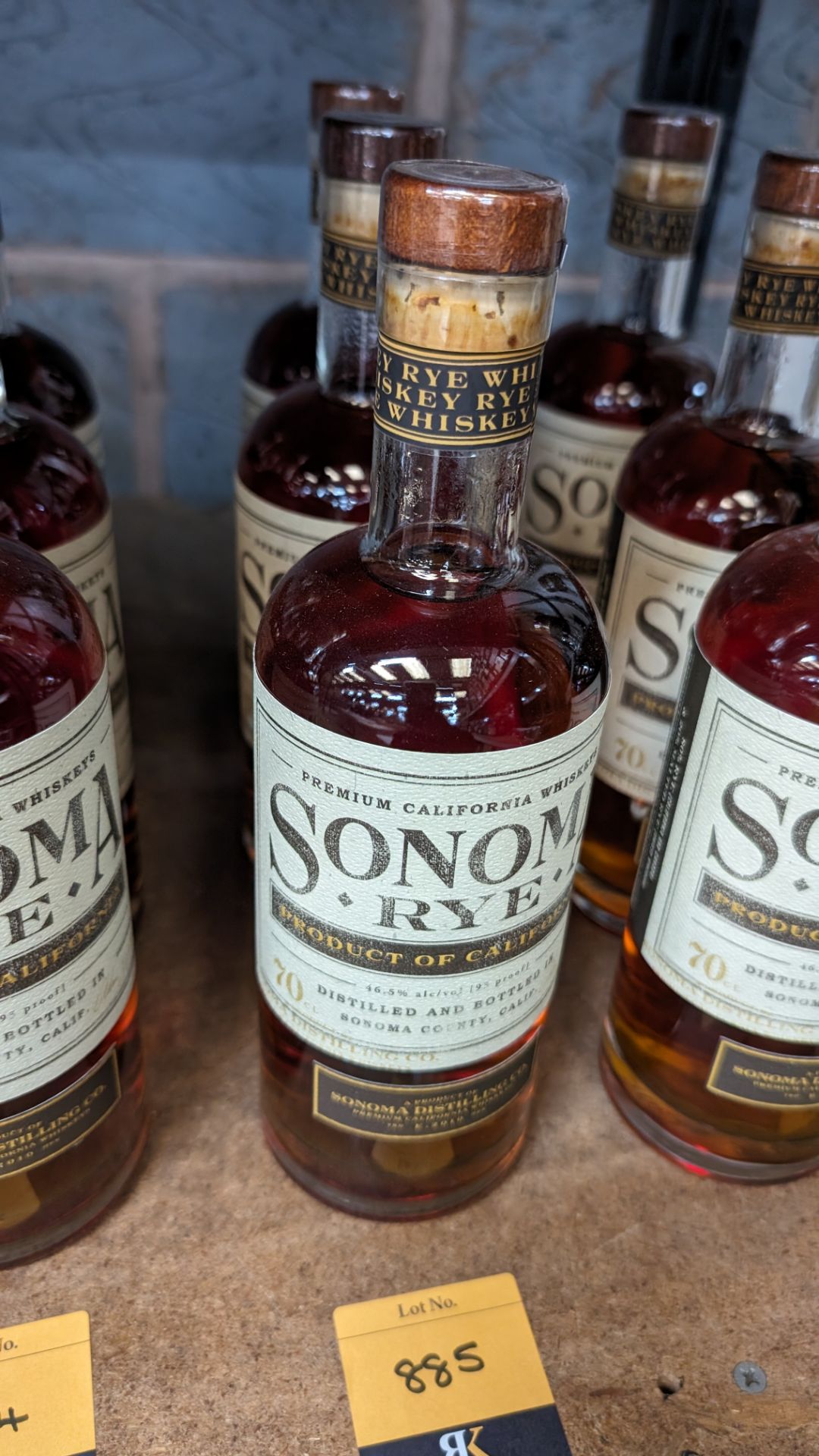 3 off 700ml bottles of Sonoma Rye Whiskey. 46.5% alc/vol (93 proof). Distilled and bottled in Sono - Image 6 of 6