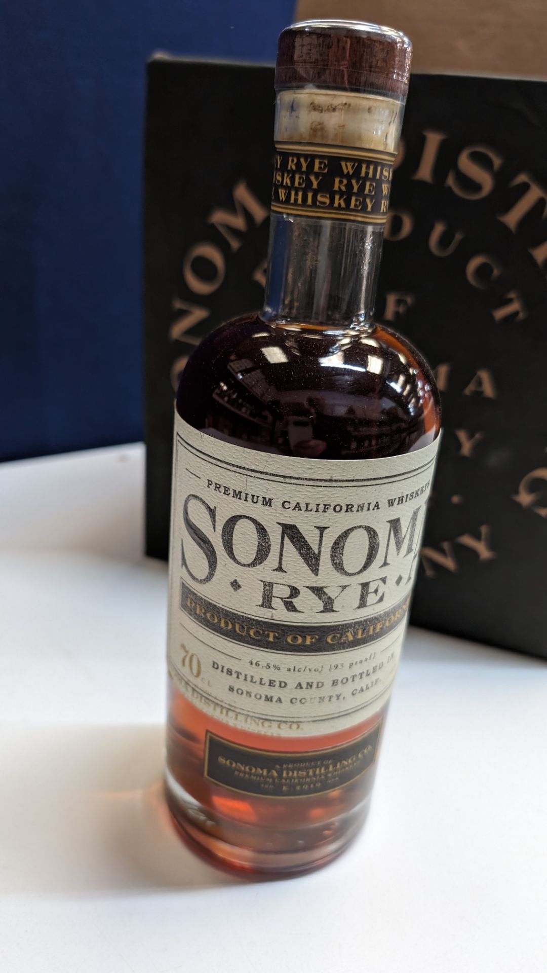 6 off 700ml bottles of Sonoma Rye Whiskey. In Sonoma branded box which includes bottling details on - Image 4 of 8