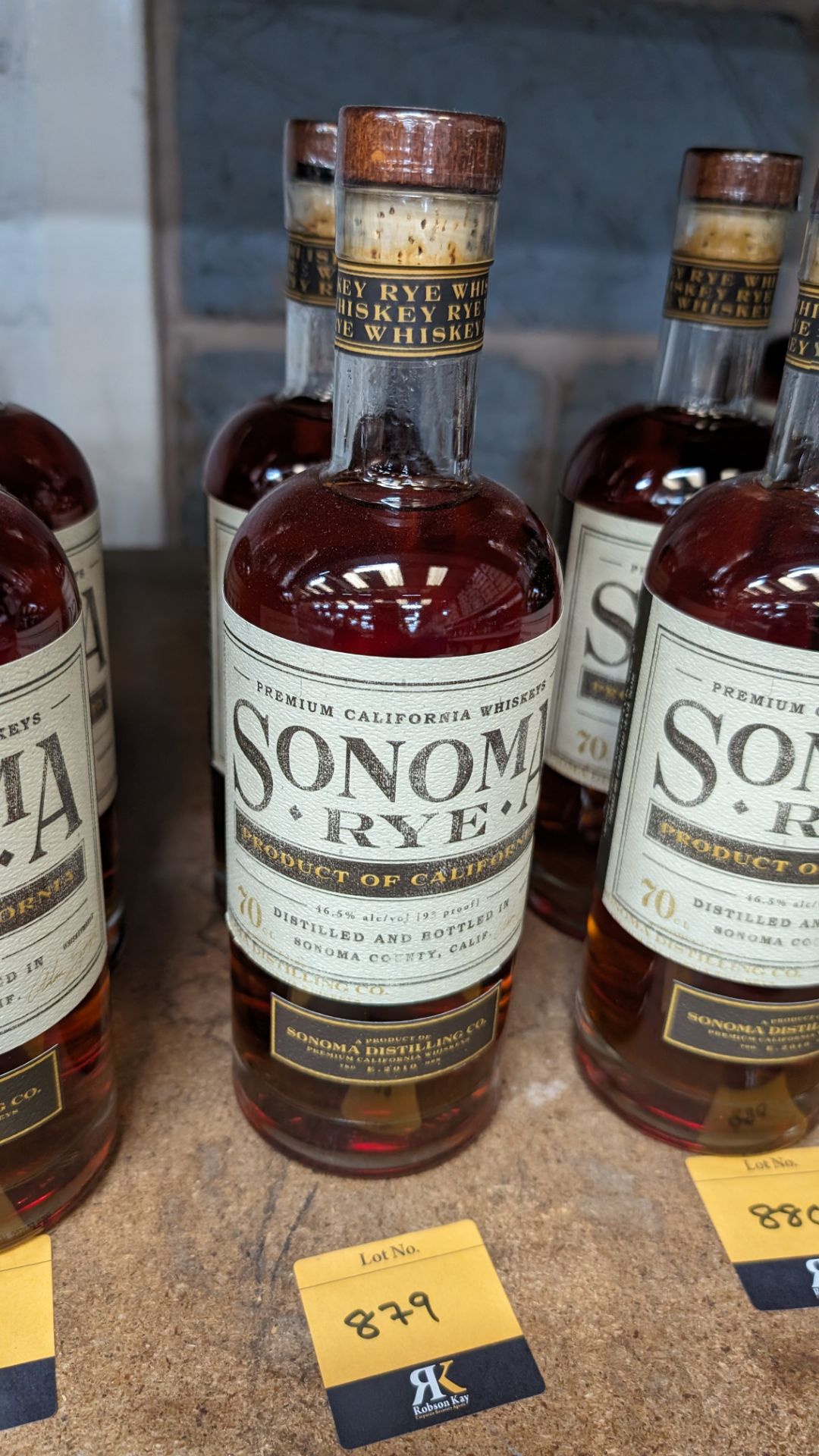 2 off 700ml bottles of Sonoma Rye Whiskey. 46.5% alc/vol (93 proof). Distilled and bottled in Sono - Image 7 of 7