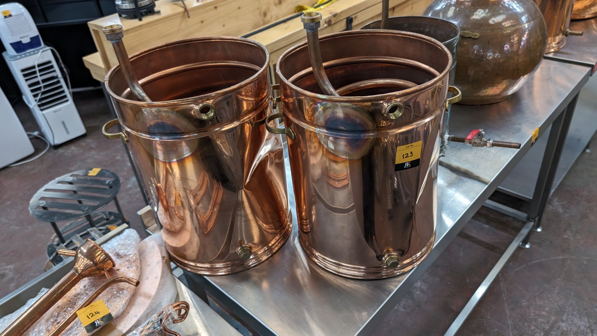 2 off copper condensers - Image 5 of 5