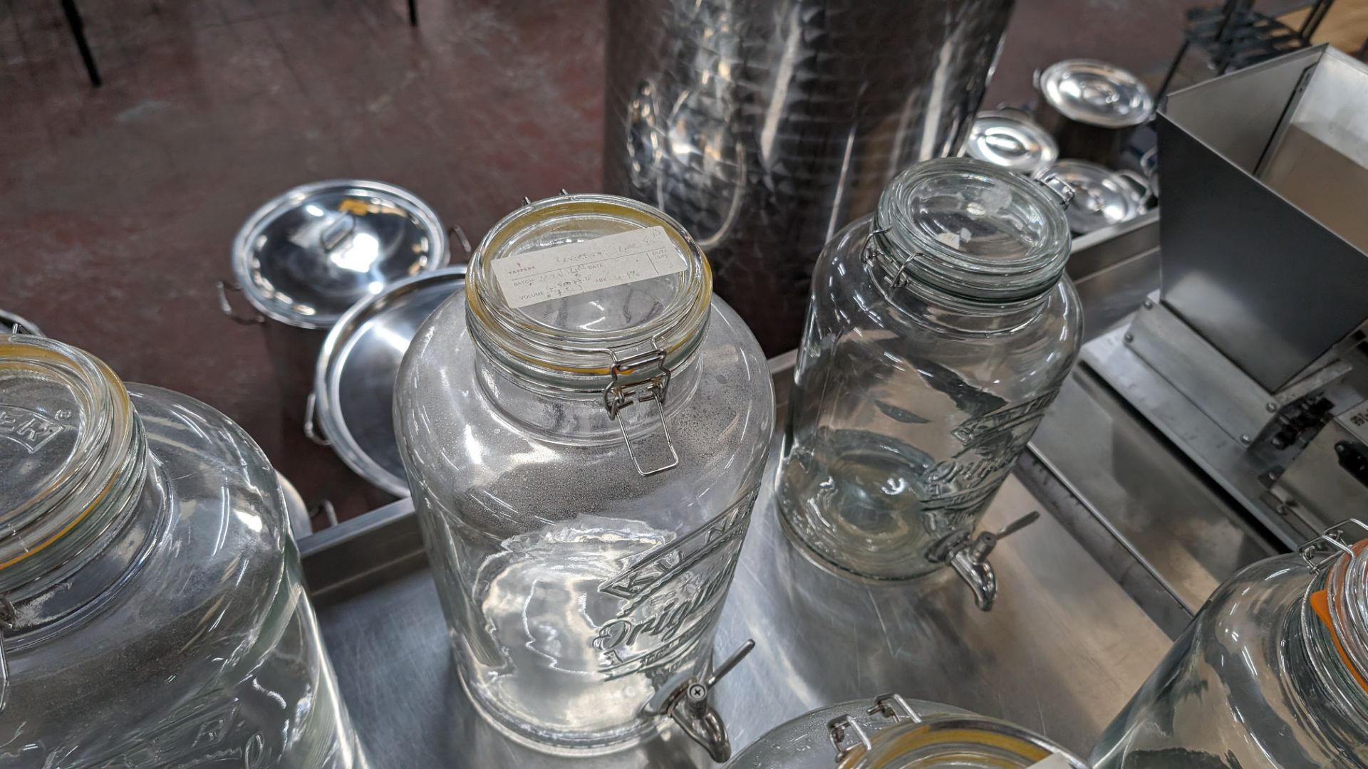 10 assorted Kilner jars, mostly 8L capacity, each jar including a removeable lid and a tap - Image 8 of 8