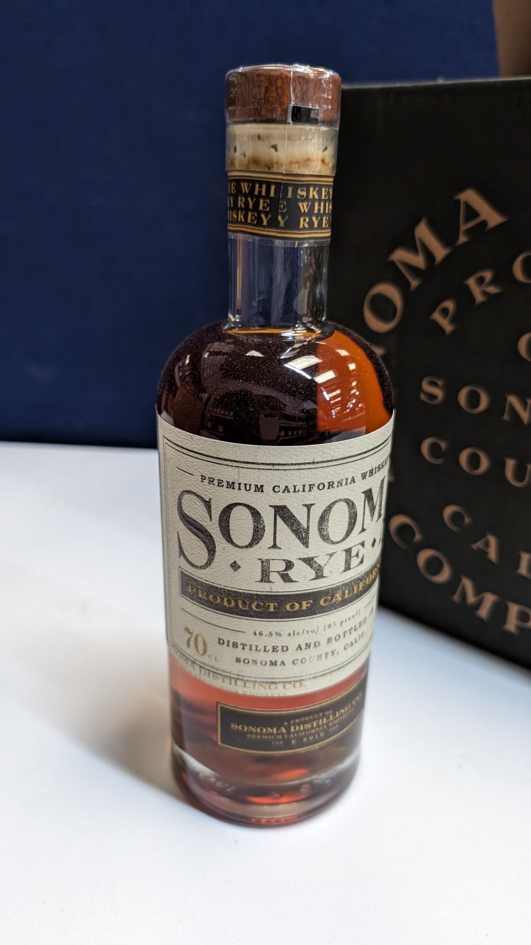 6 off 700ml bottles of Sonoma Rye Whiskey. In Sonoma branded box which includes bottling details on - Image 3 of 8